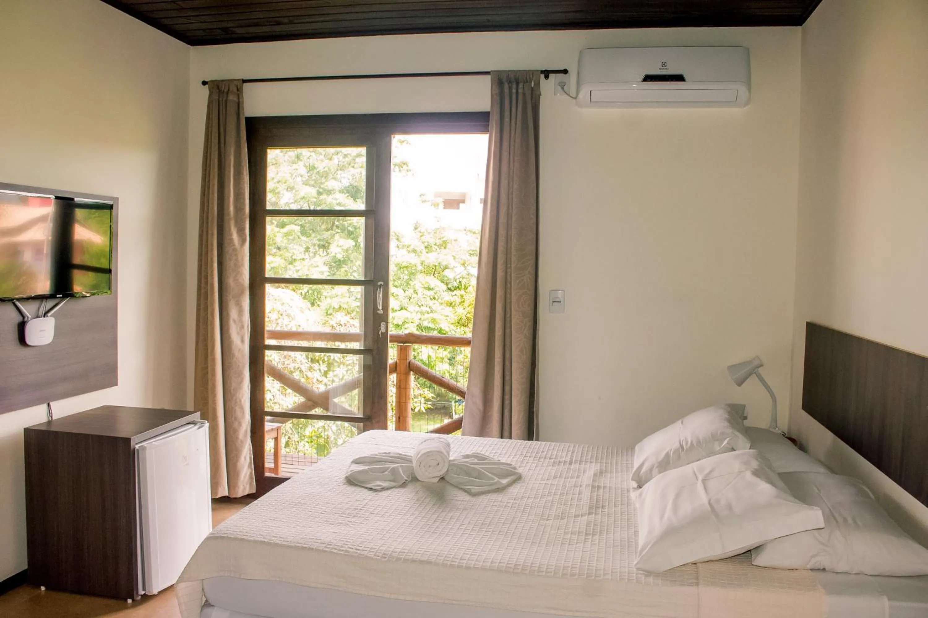 Bed in Pousada Canto Grande