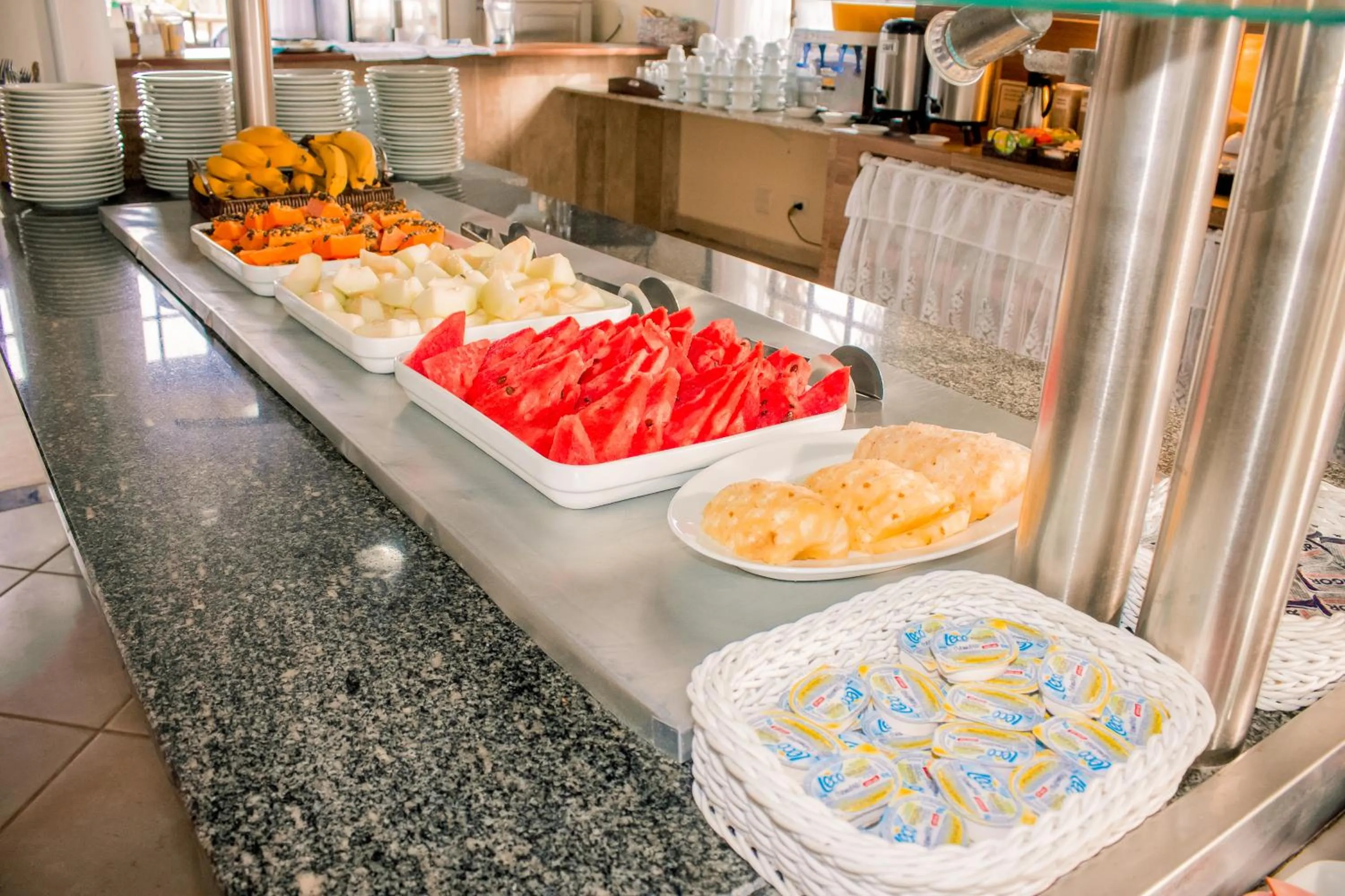 Food and drinks in Pousada Canto Grande