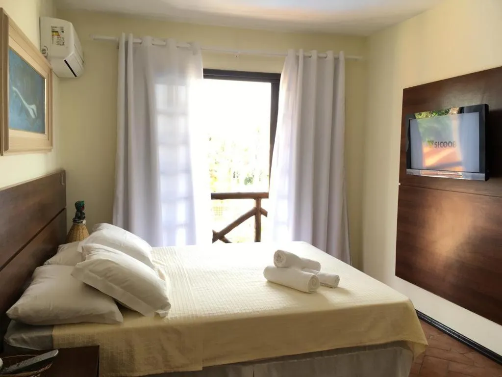 Bed in Pousada Canto Grande