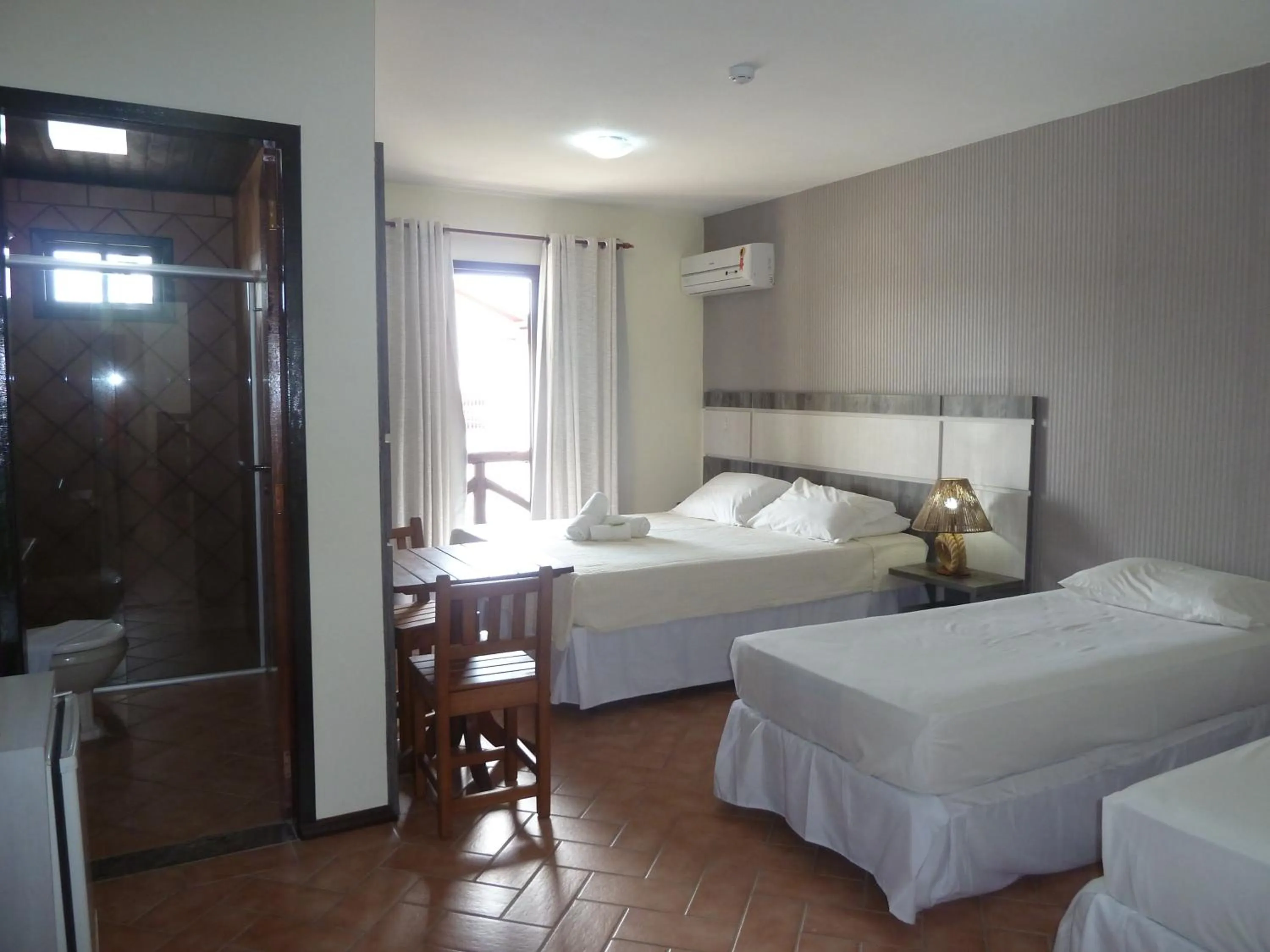 Bed in Pousada Canto Grande