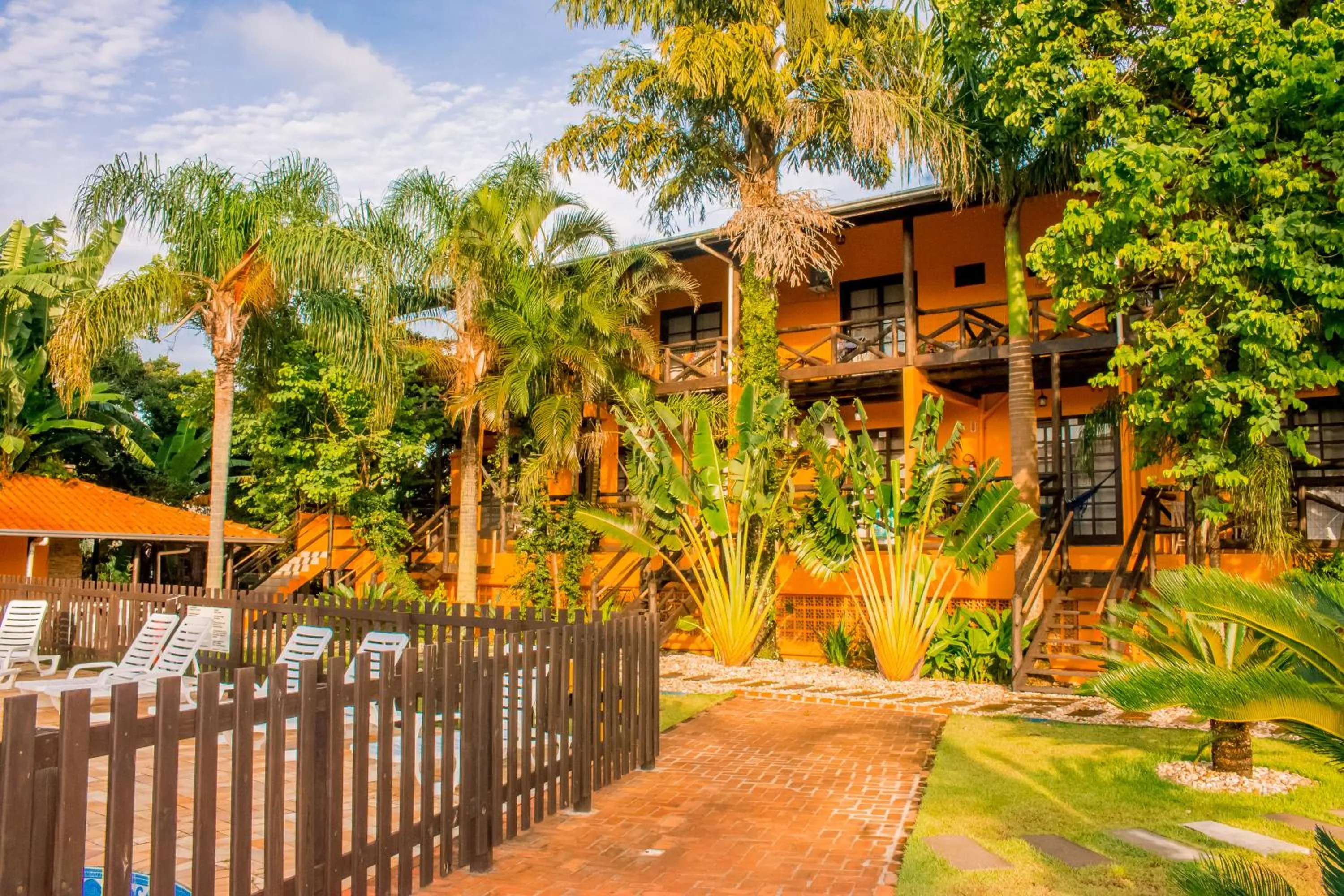 Garden in Pousada Canto Grande