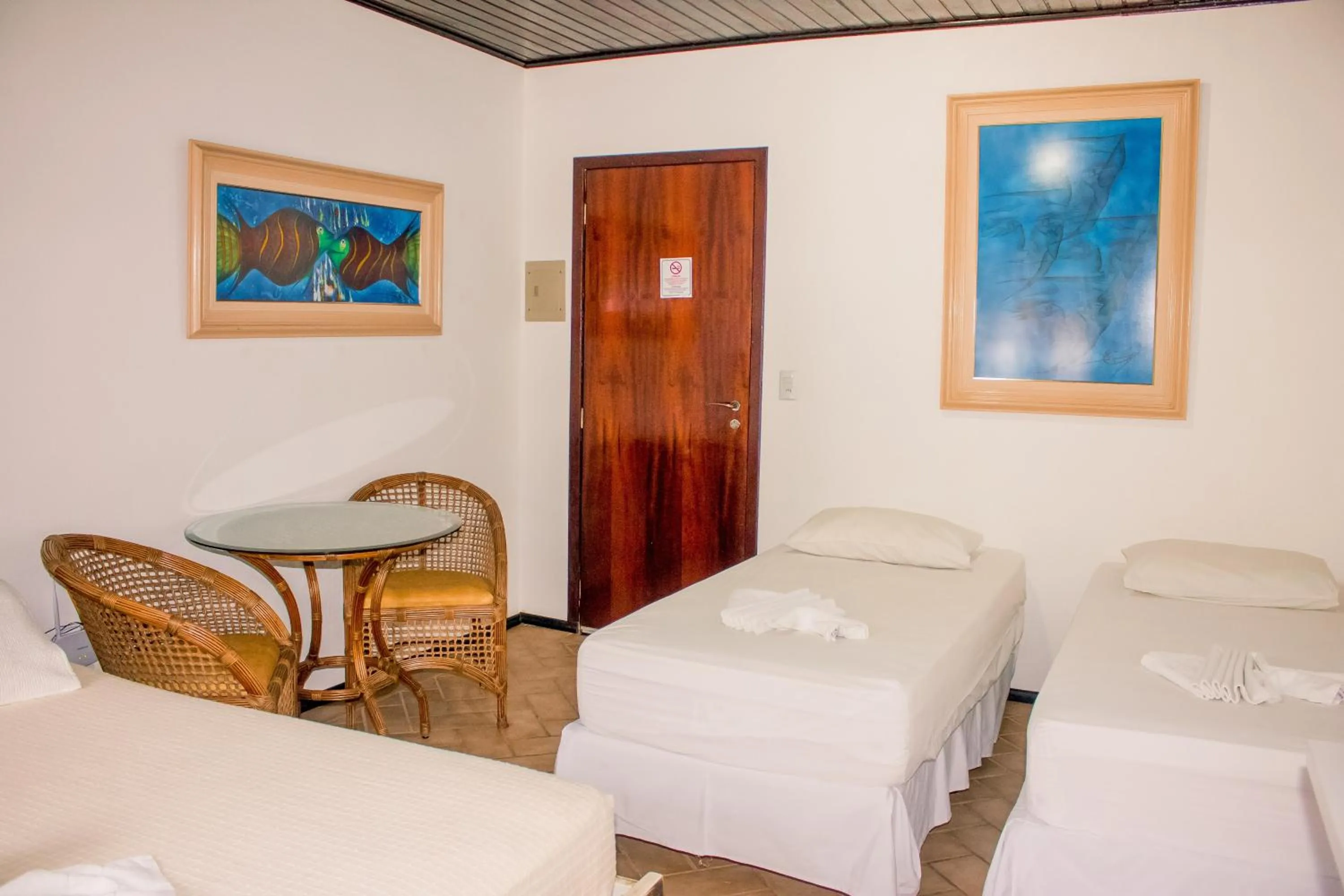 Bed in Pousada Canto Grande