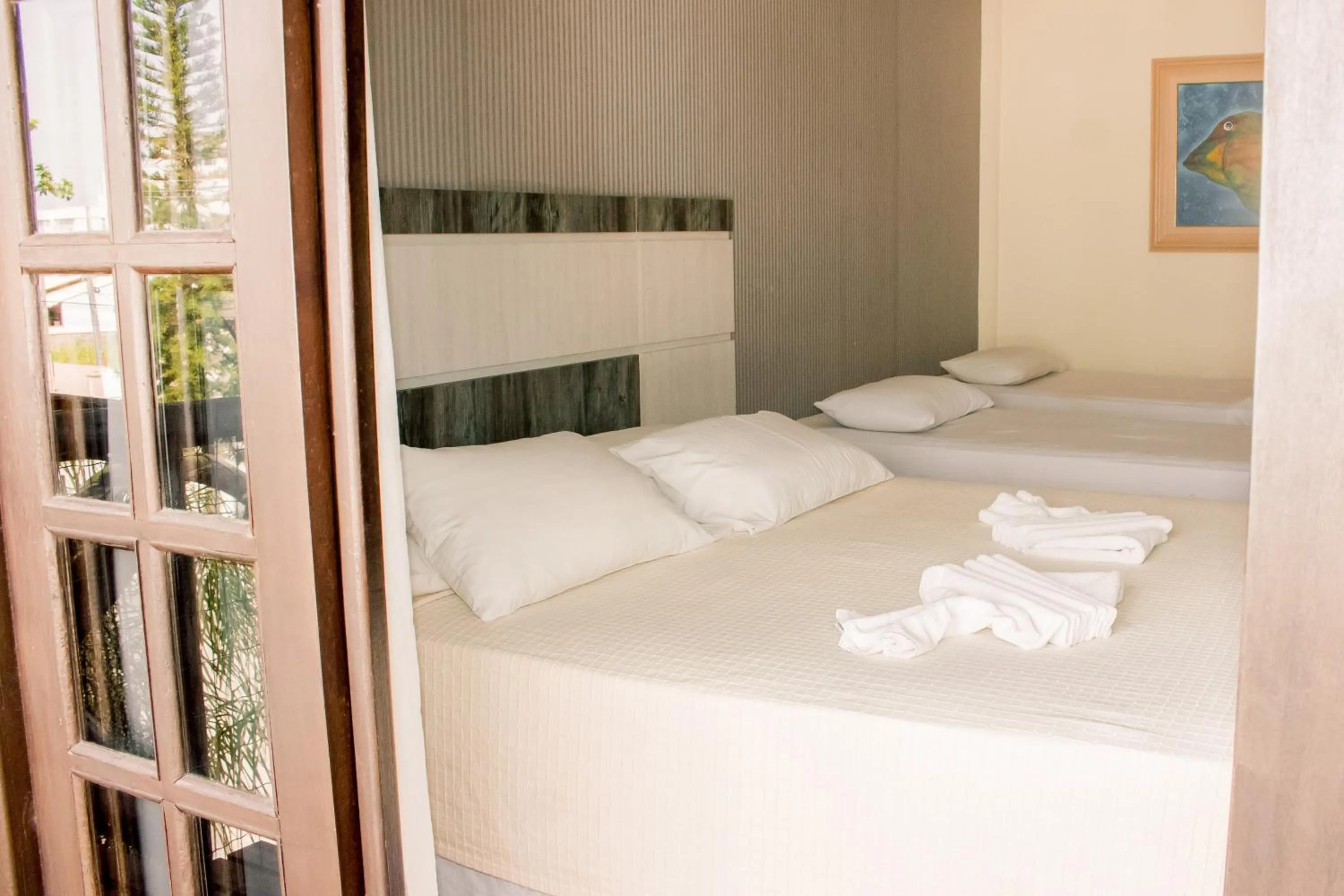 Bed in Pousada Canto Grande