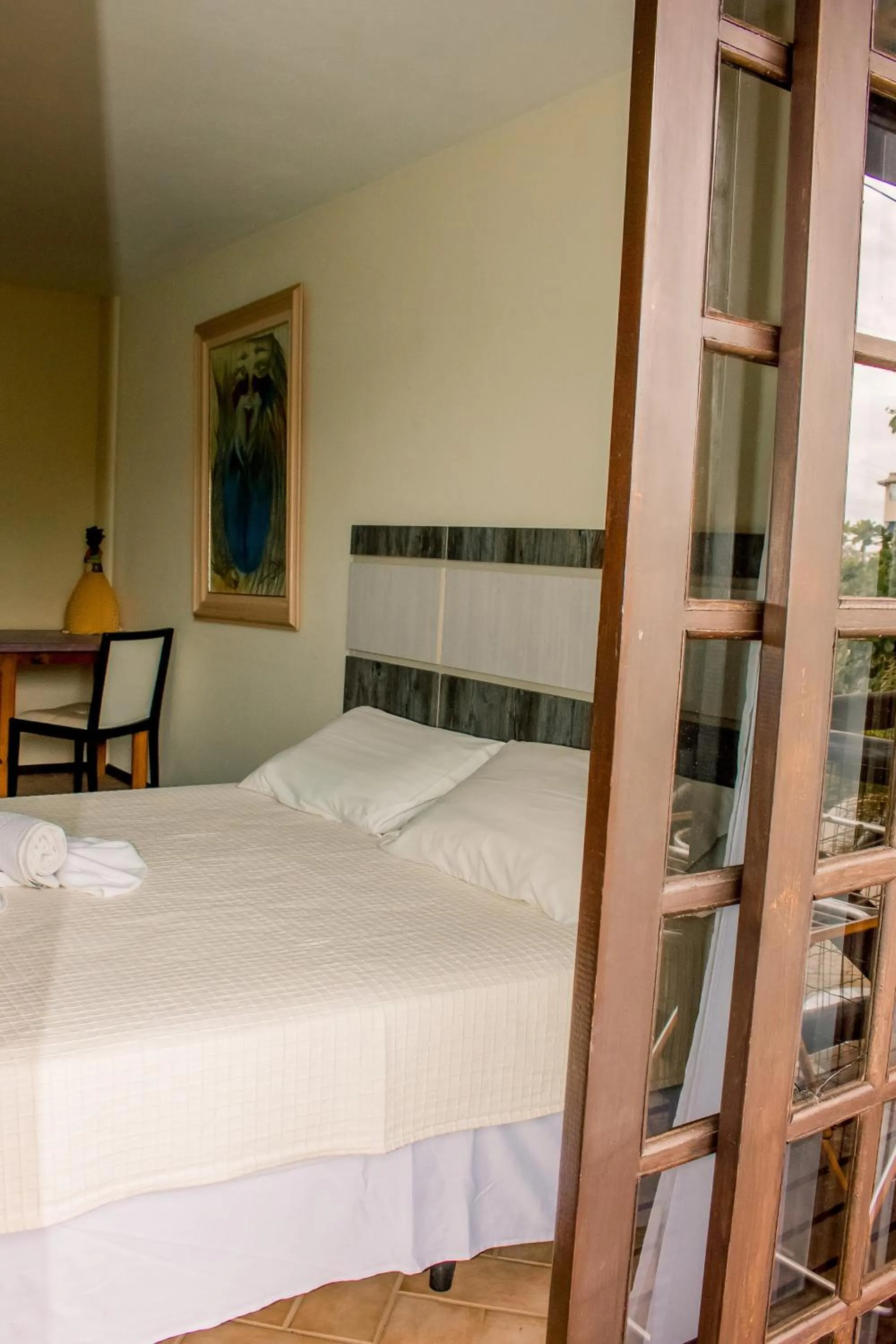 Bed in Pousada Canto Grande