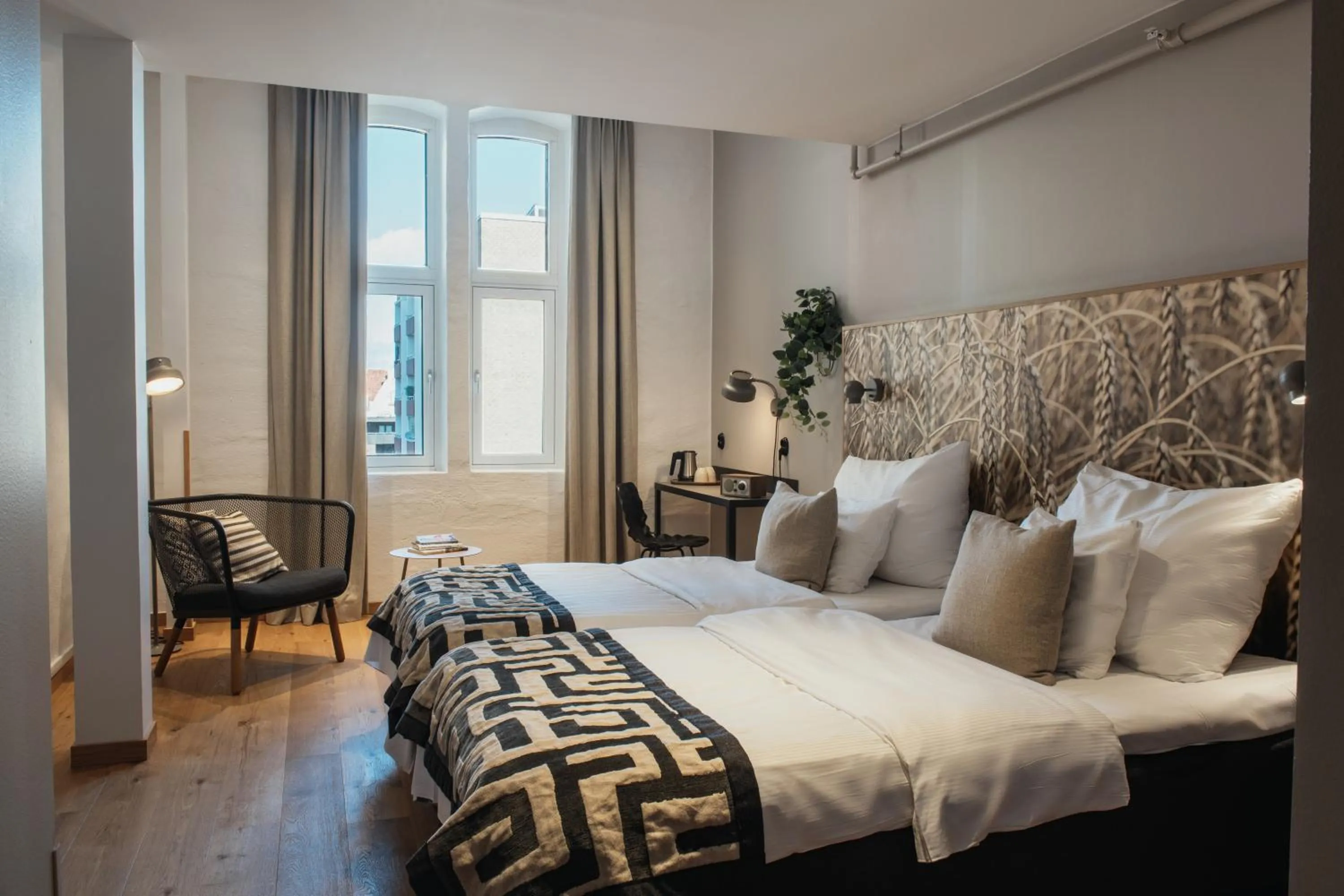 Photo of the whole room, Bed in Home Hotel Magasinet