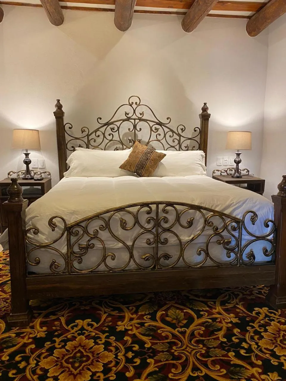 Bed in Hotel Quinta Mision