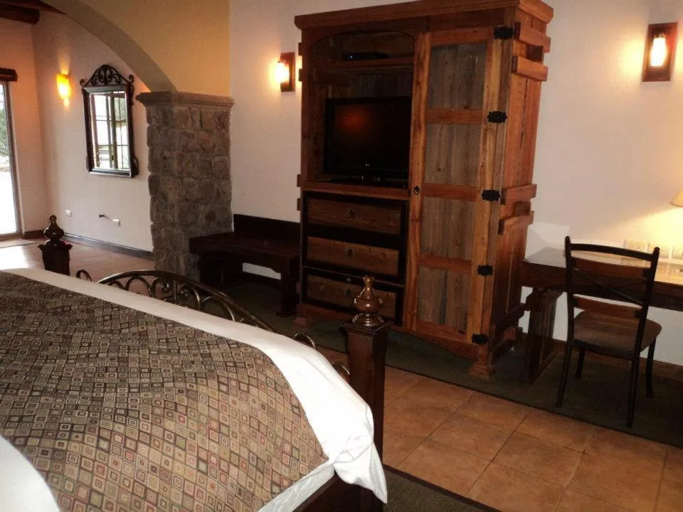 Decorative detail, Bed in Hotel Quinta Mision