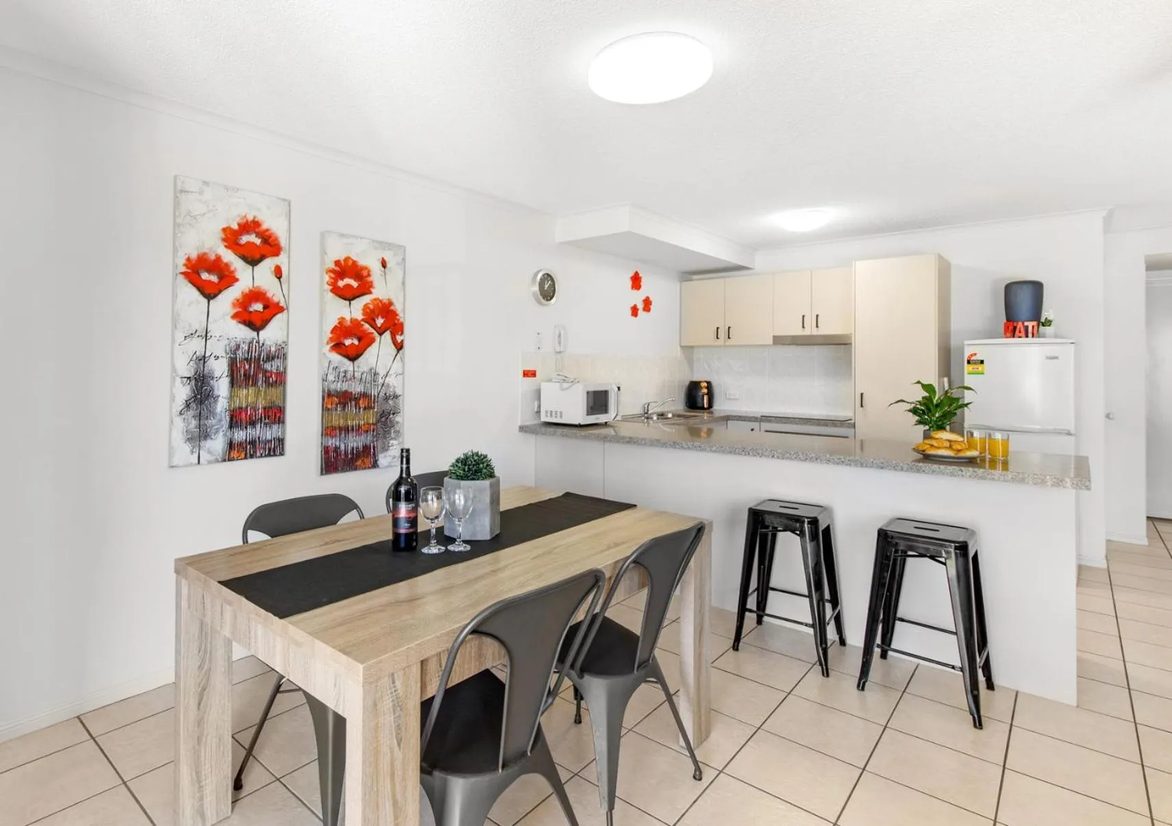 Dining area in Paradis Pacifique