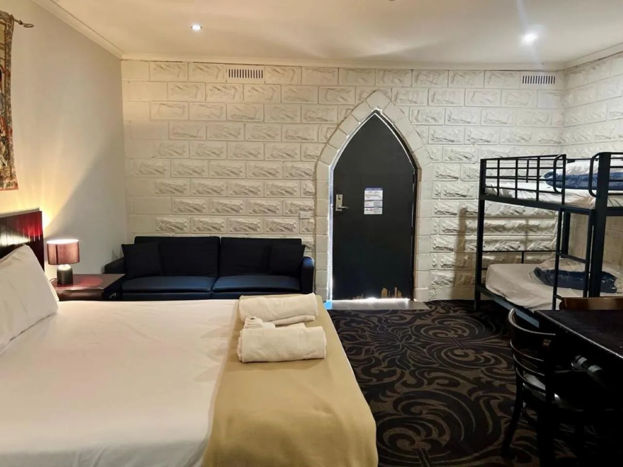 Bed in Kryal Castle Ballarat