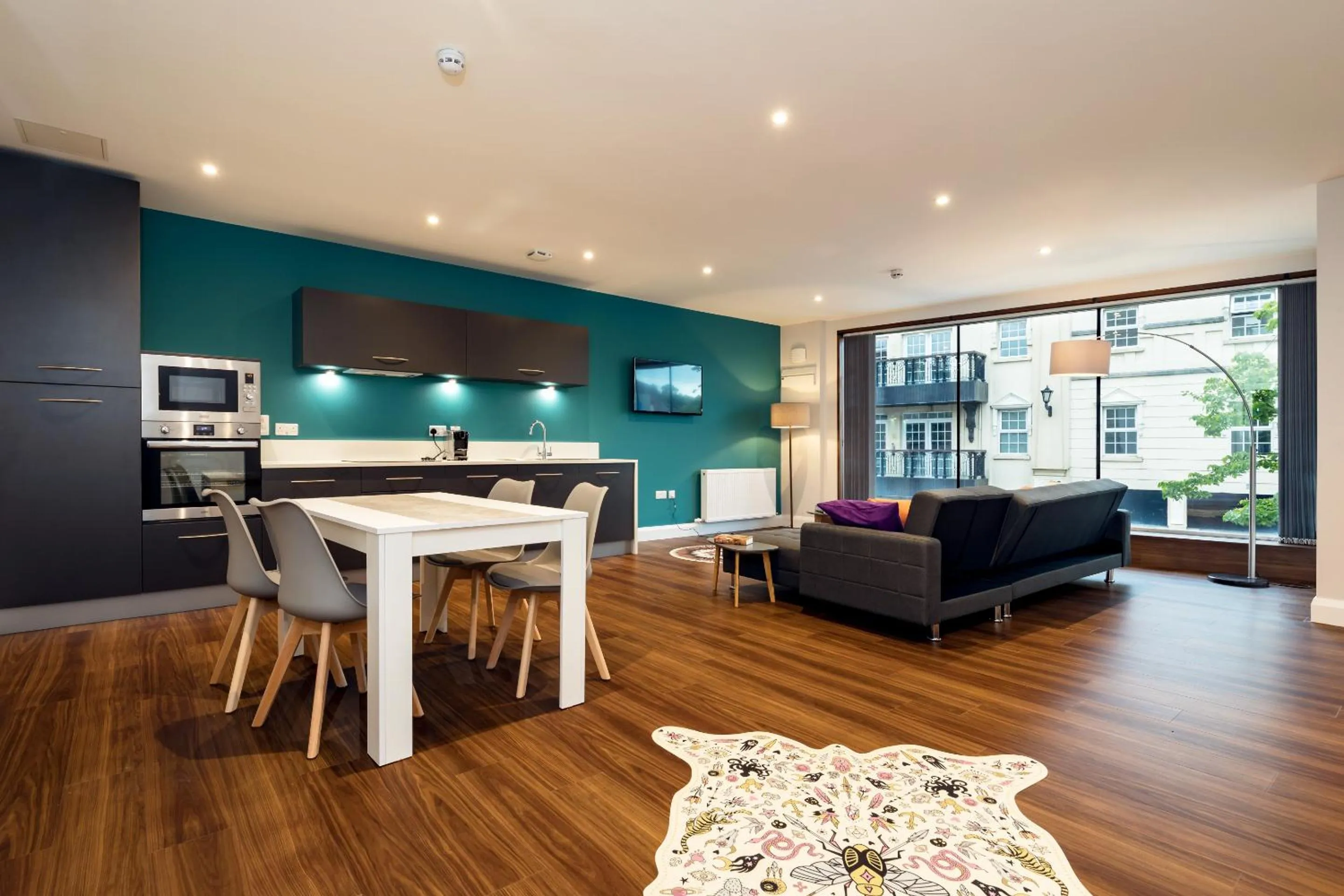Living room in Godfrey Mews