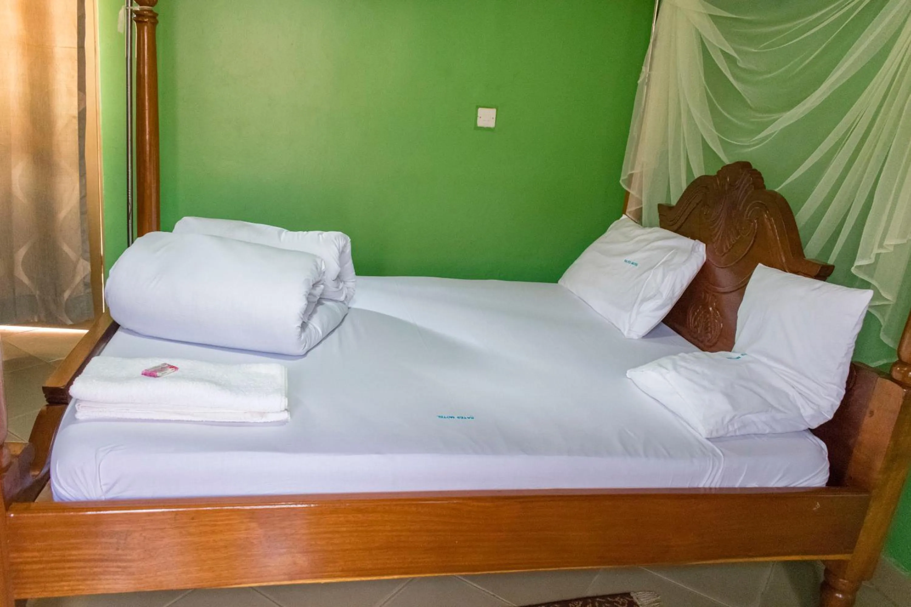 Bed in Rates Motel Mbale