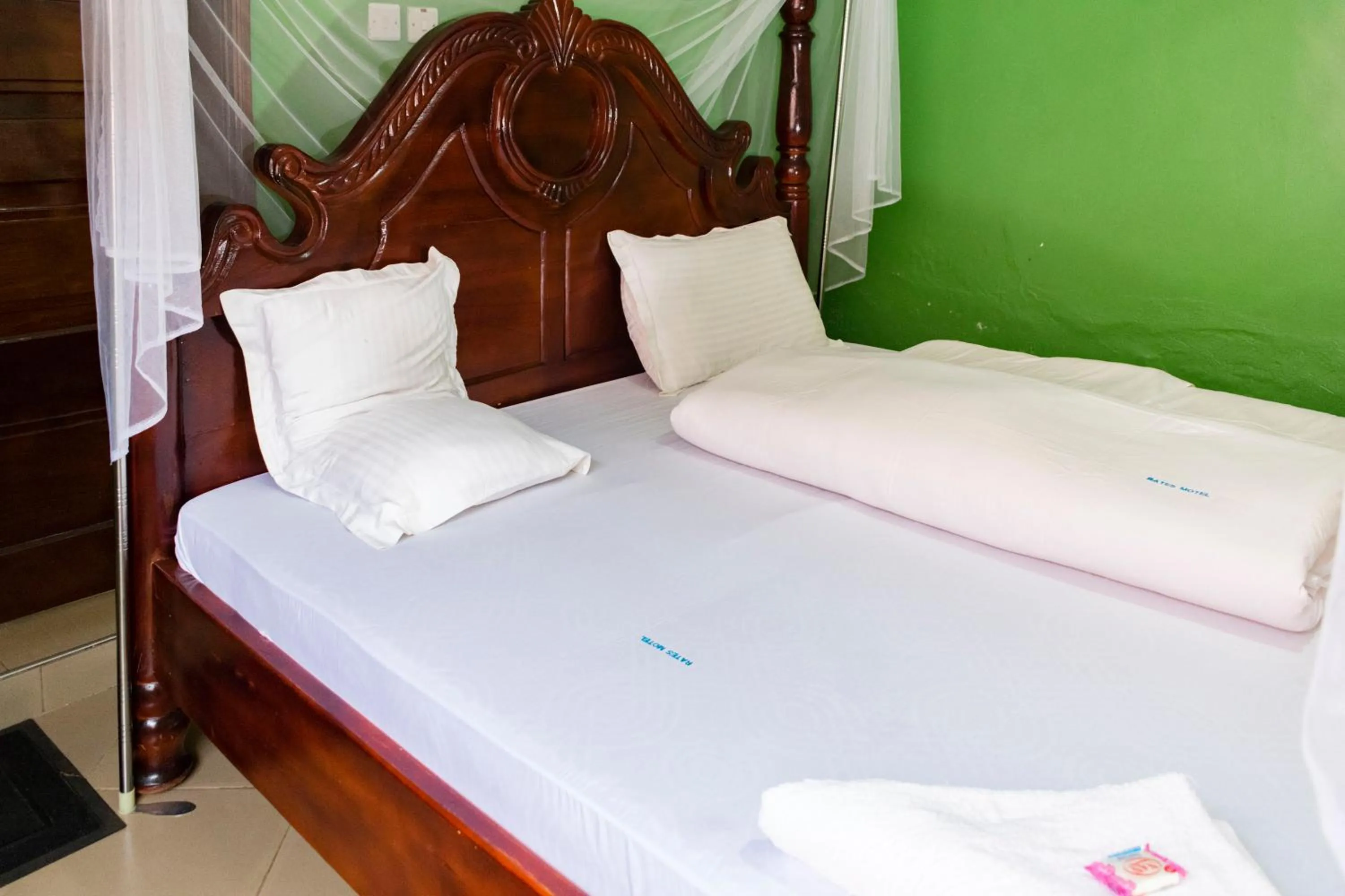 Bed in Rates Motel Mbale