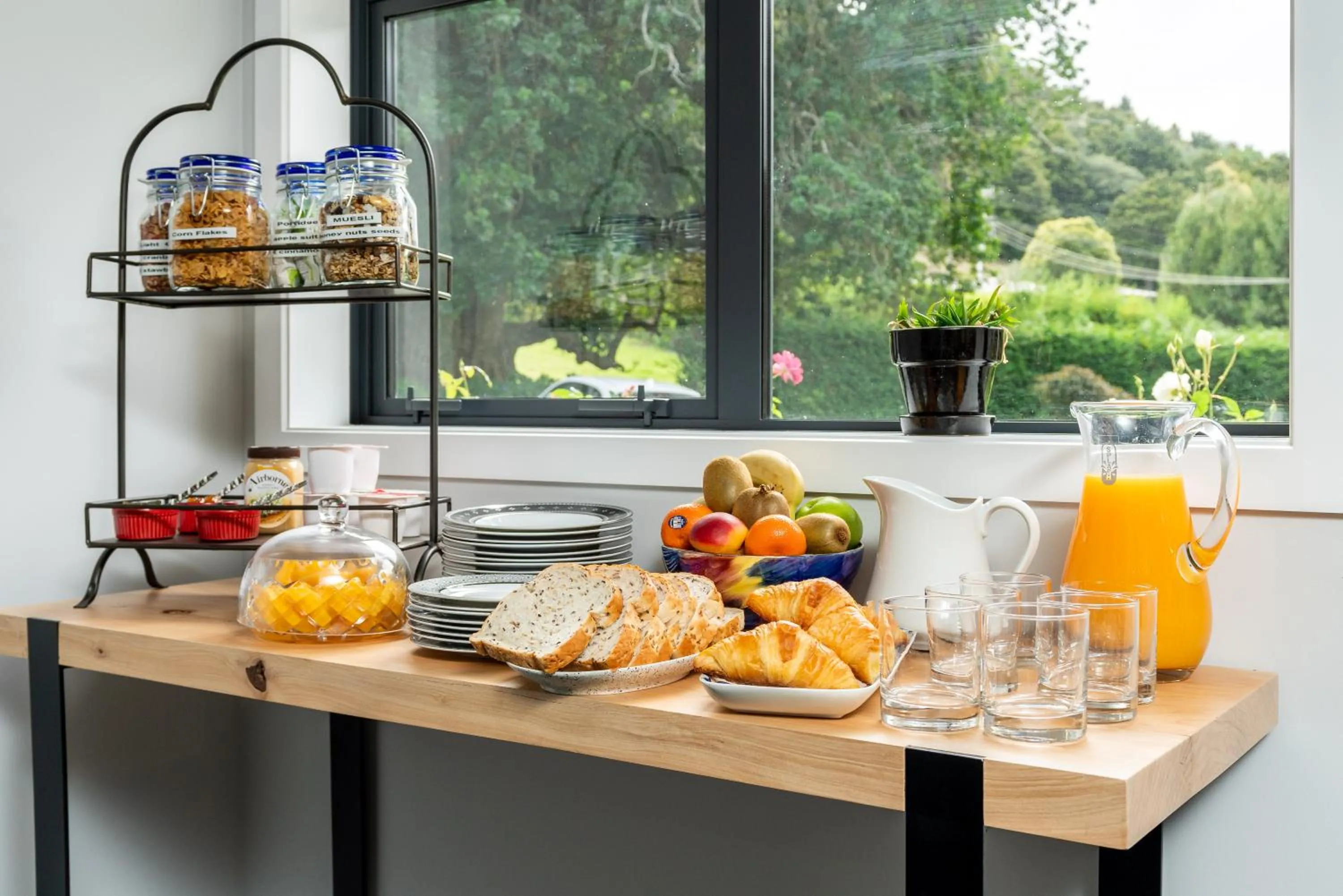 Continental breakfast in Glenbervie Bed & Breakfast