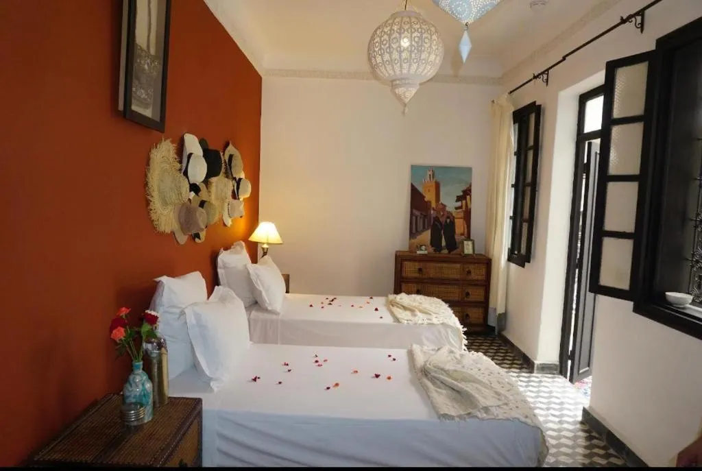 Bed in Riad New Moon