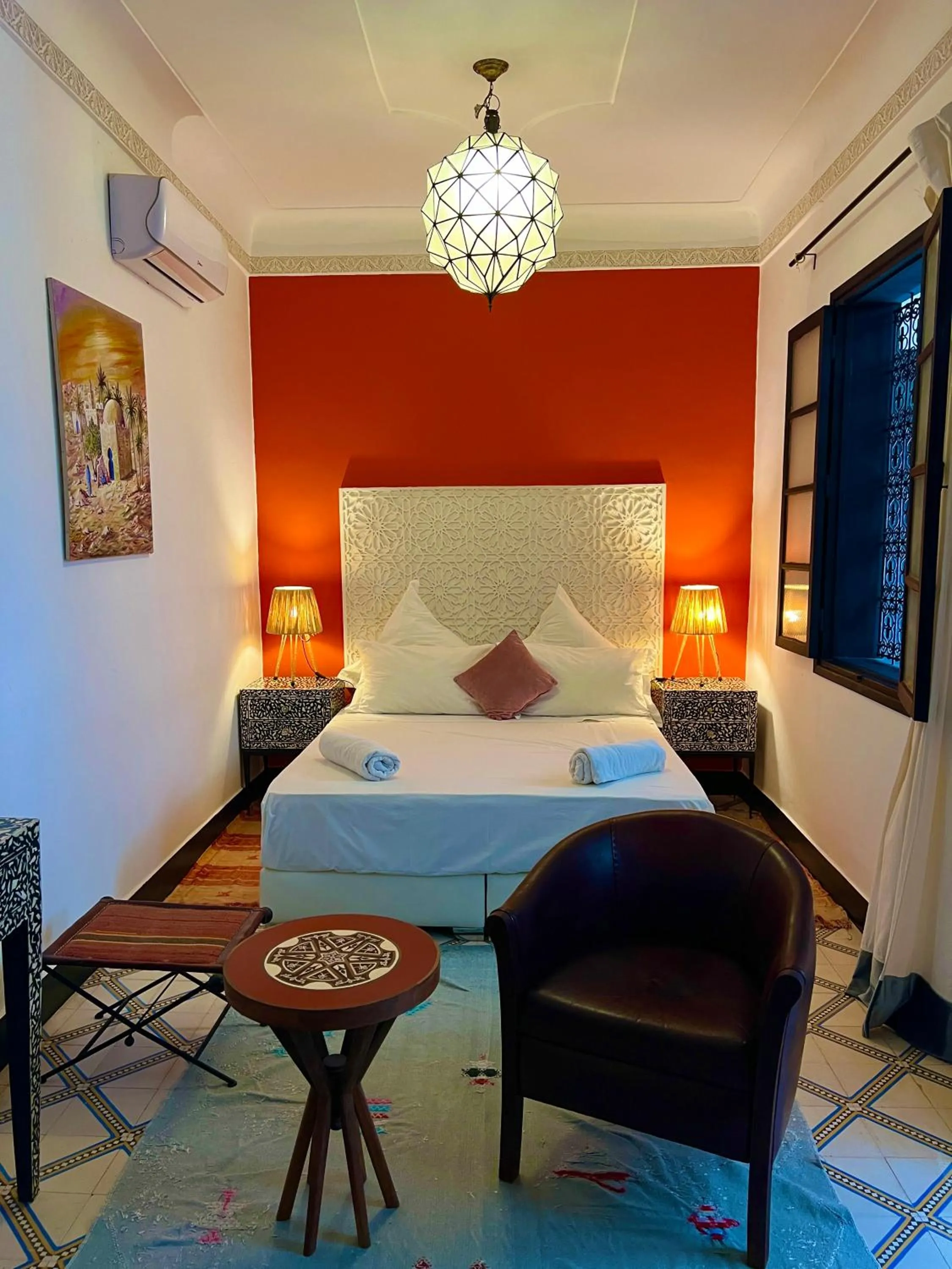 Bed in Riad New Moon