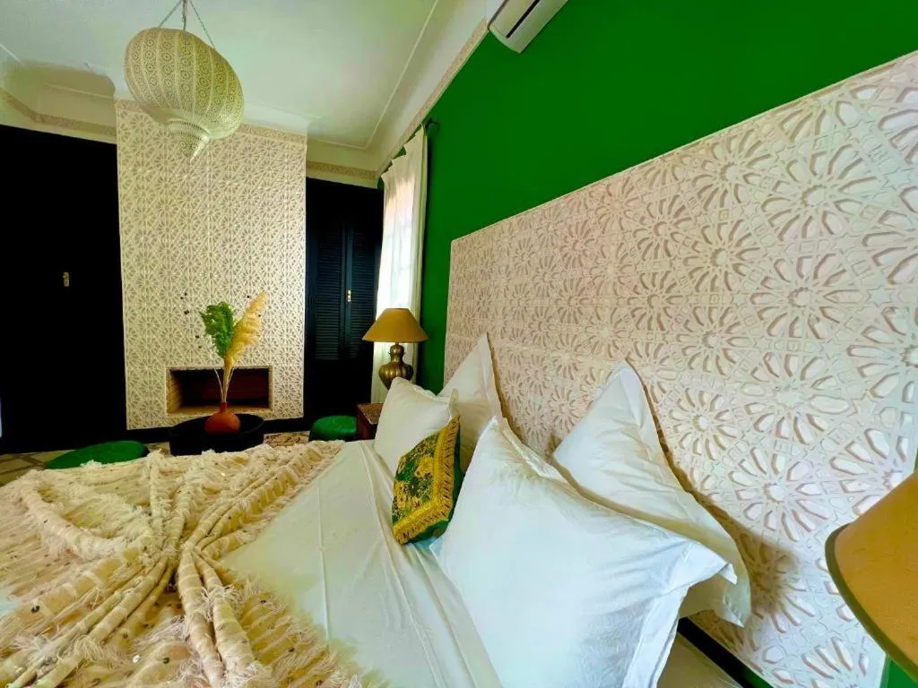 Bed in Riad New Moon
