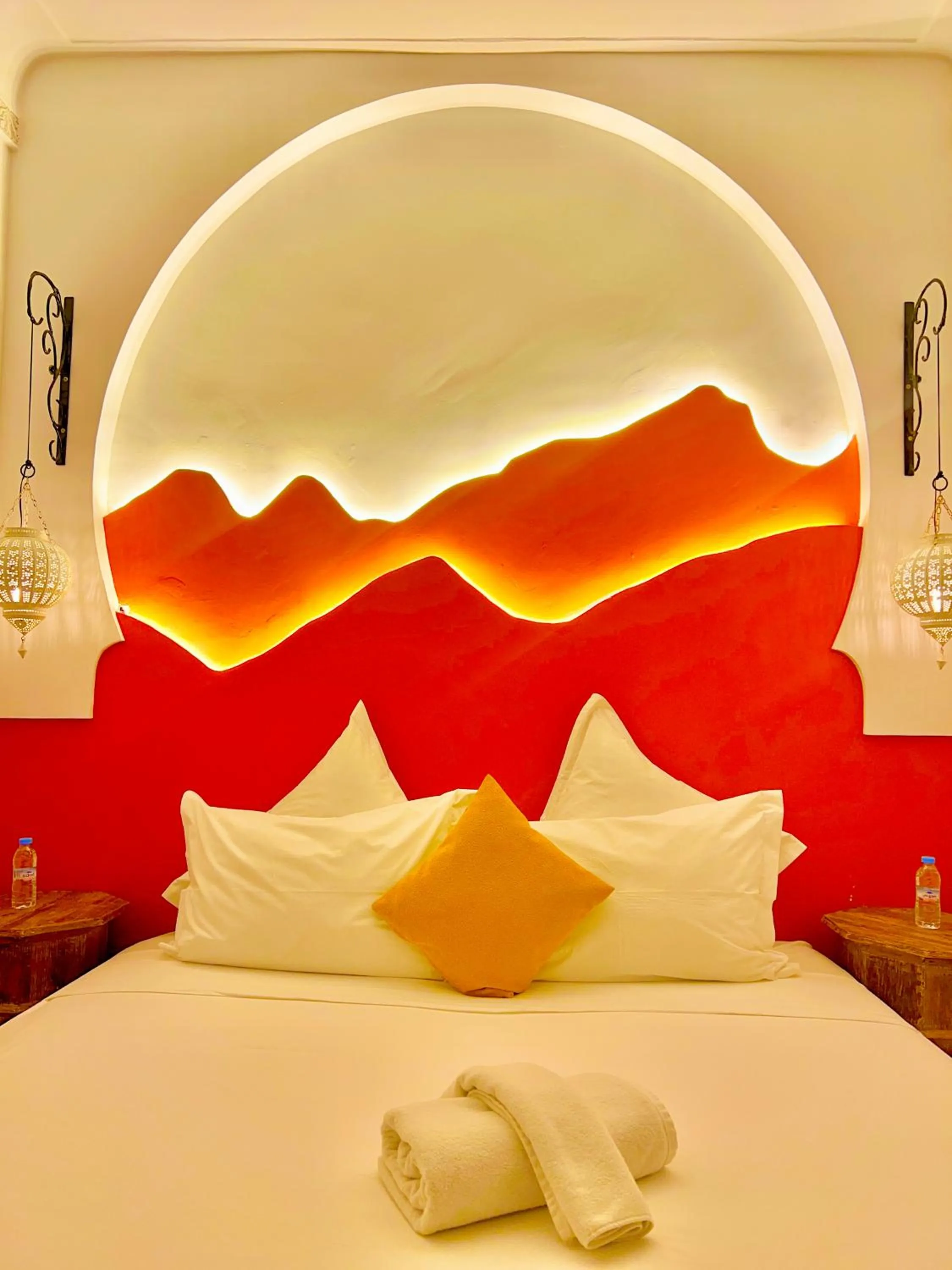 Bed in Riad New Moon