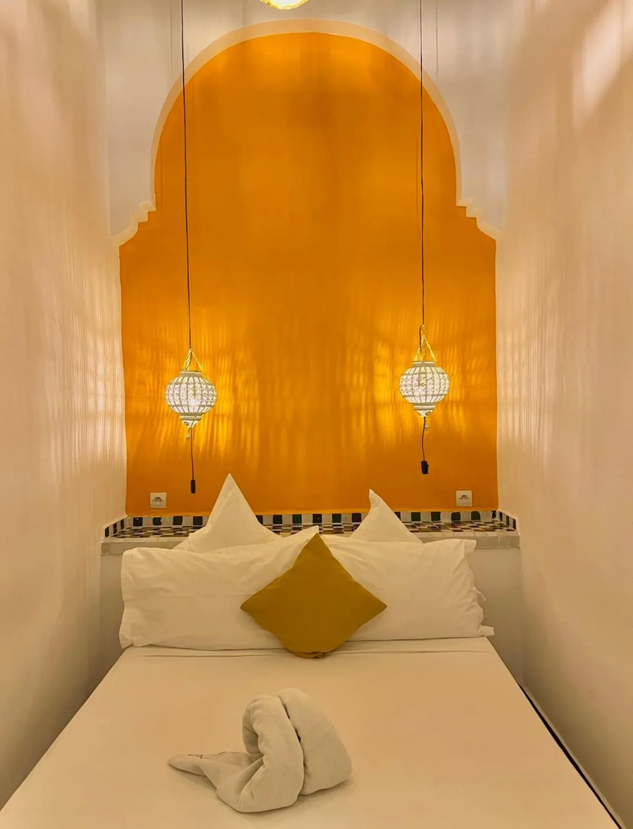 Bed in Riad New Moon
