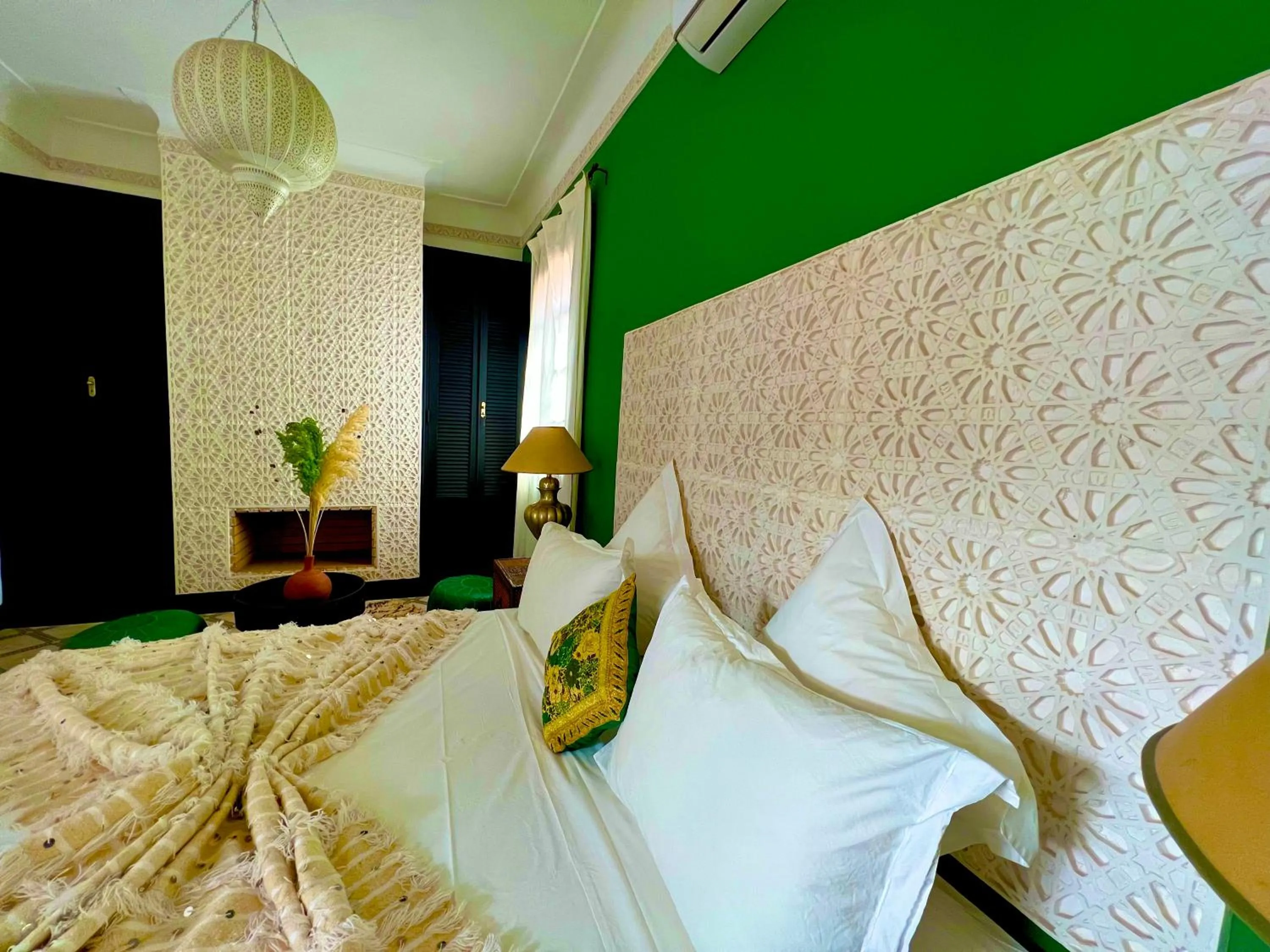 Bed in Riad New Moon