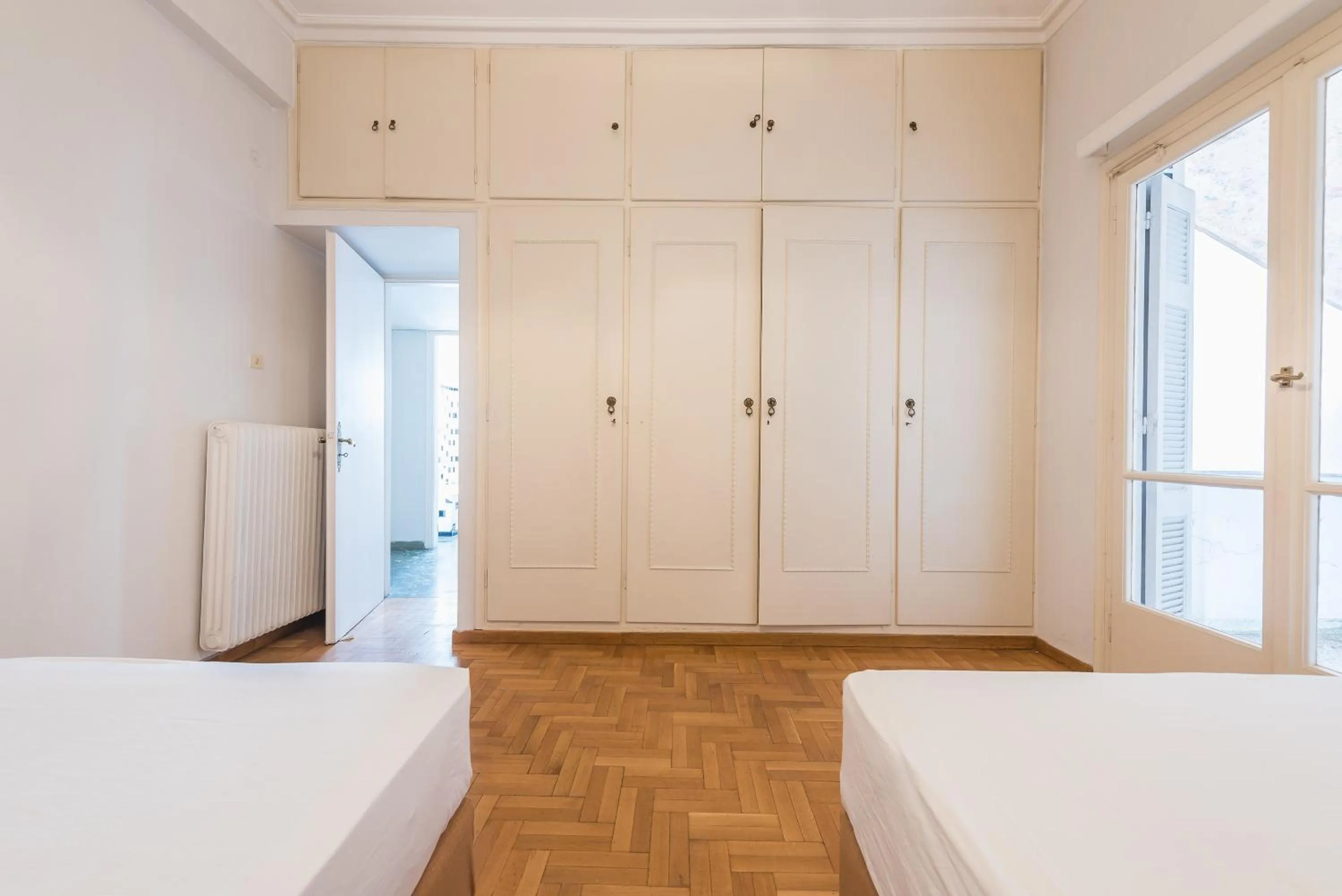 Bed in Athens Empire Paradise Apartment