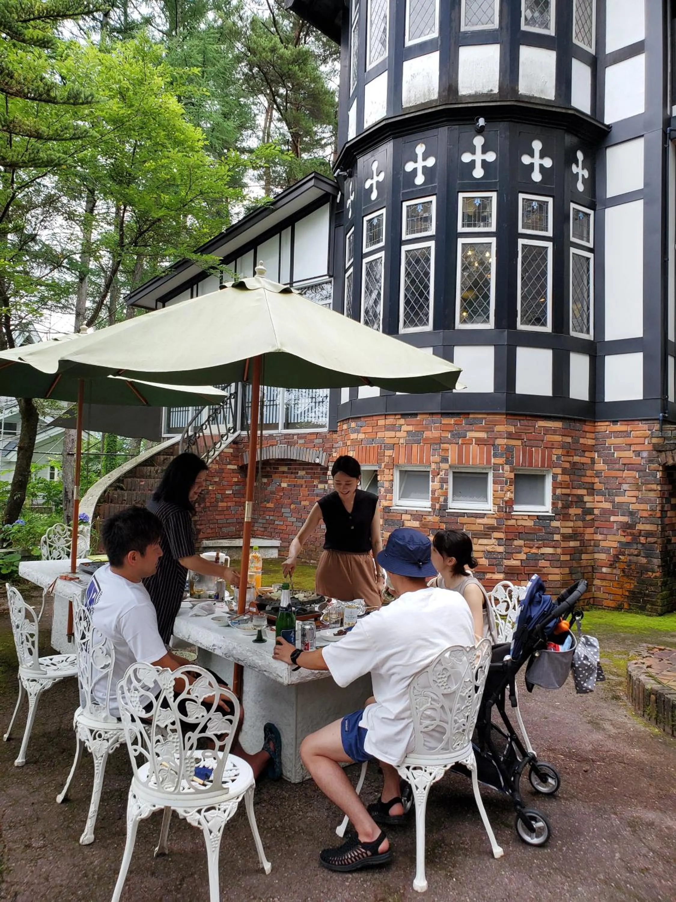 Patio in プチホテル葡萄屋