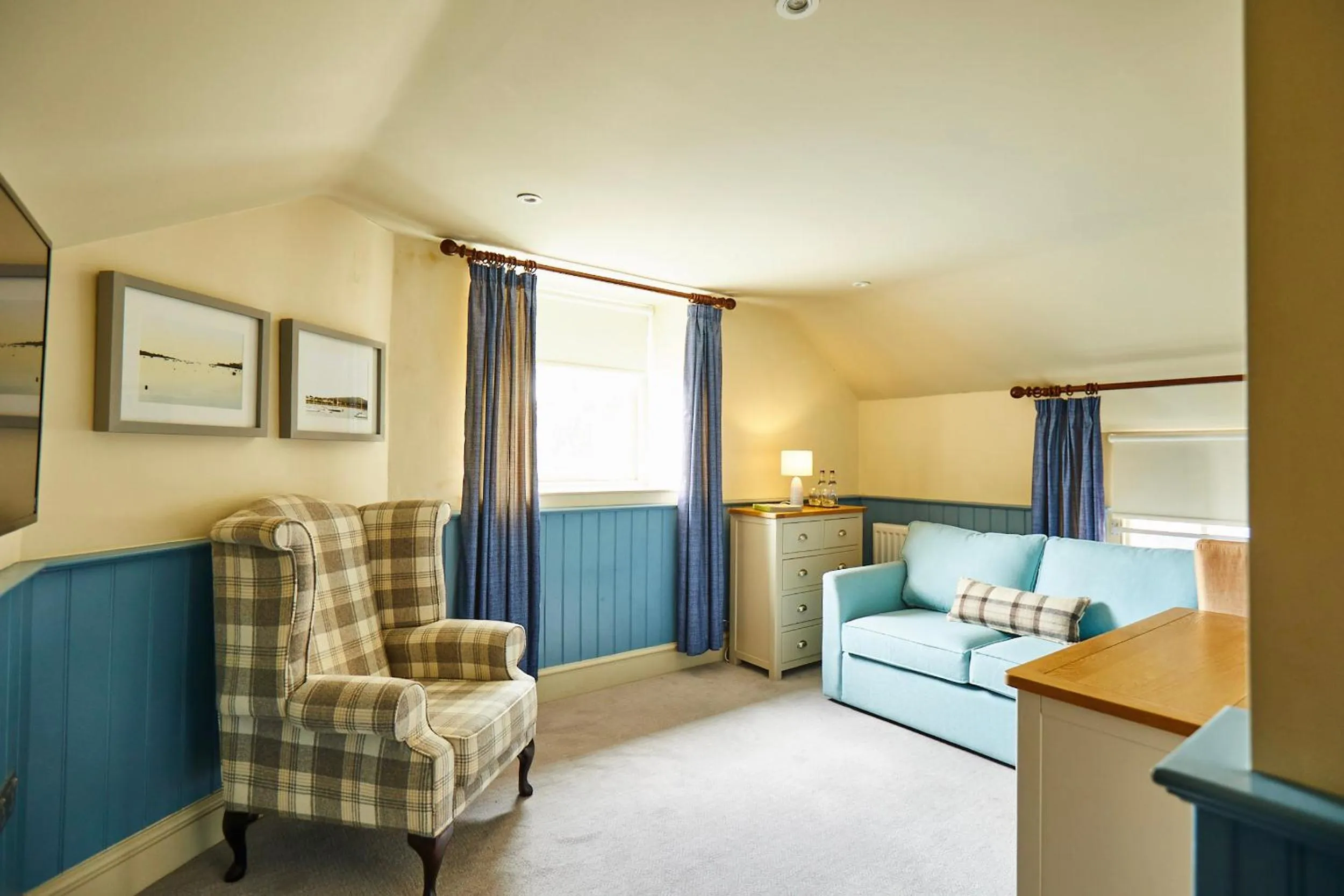 Seating area in The Groes Inn