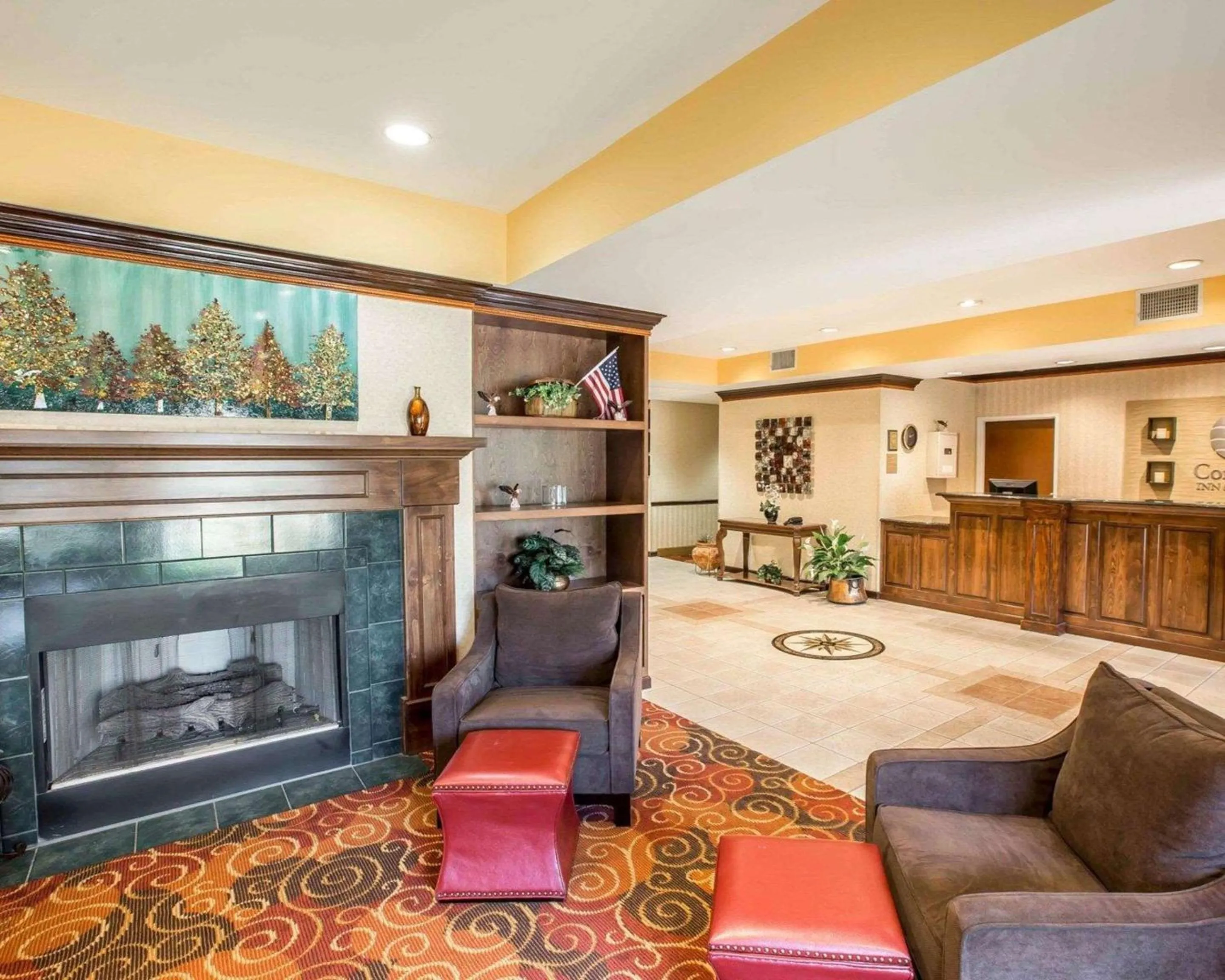 Lobby or reception in Comfort Inn & Suites Spartanburg North