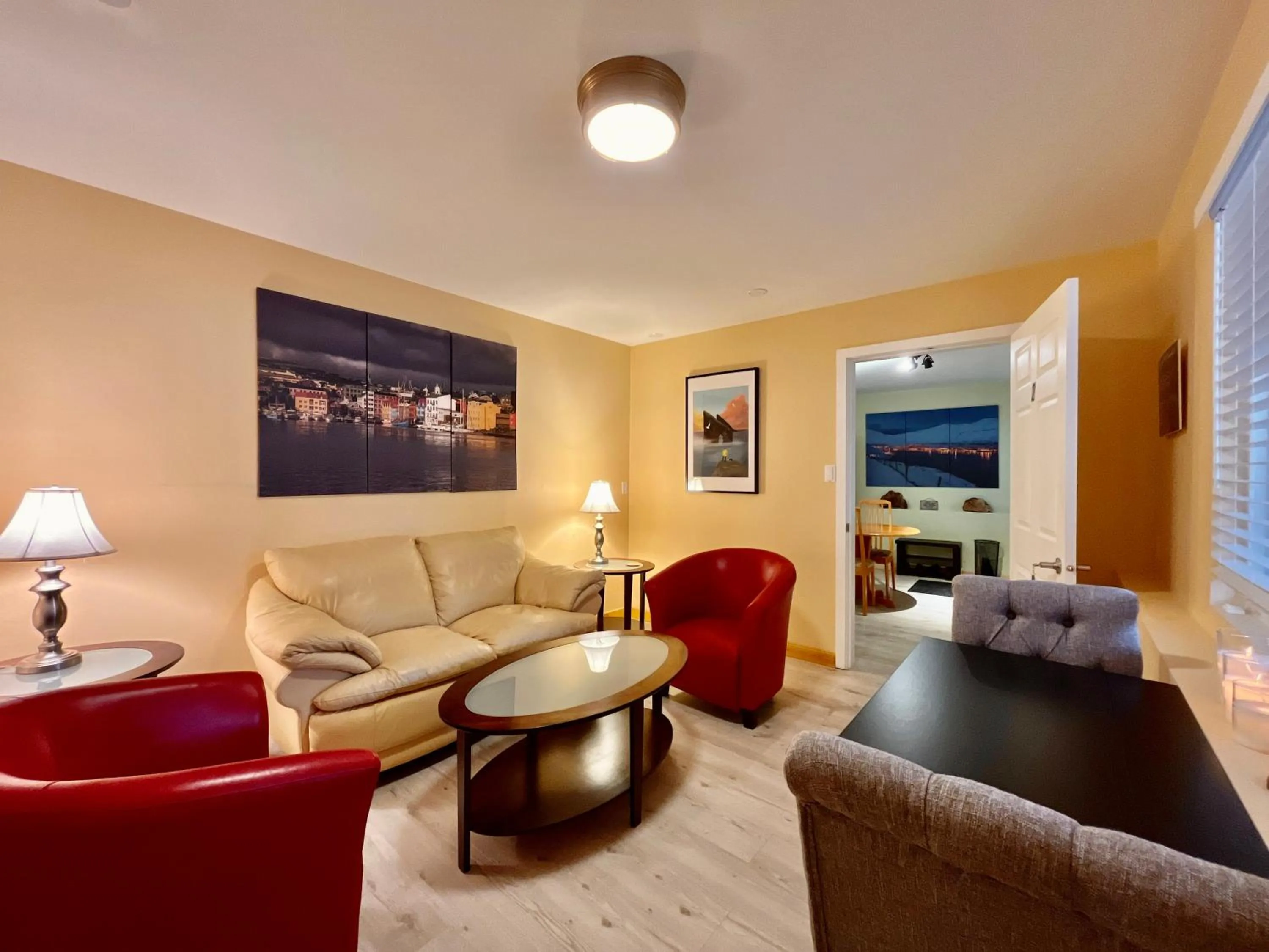 Living room in Frigon Suite -Waterfront