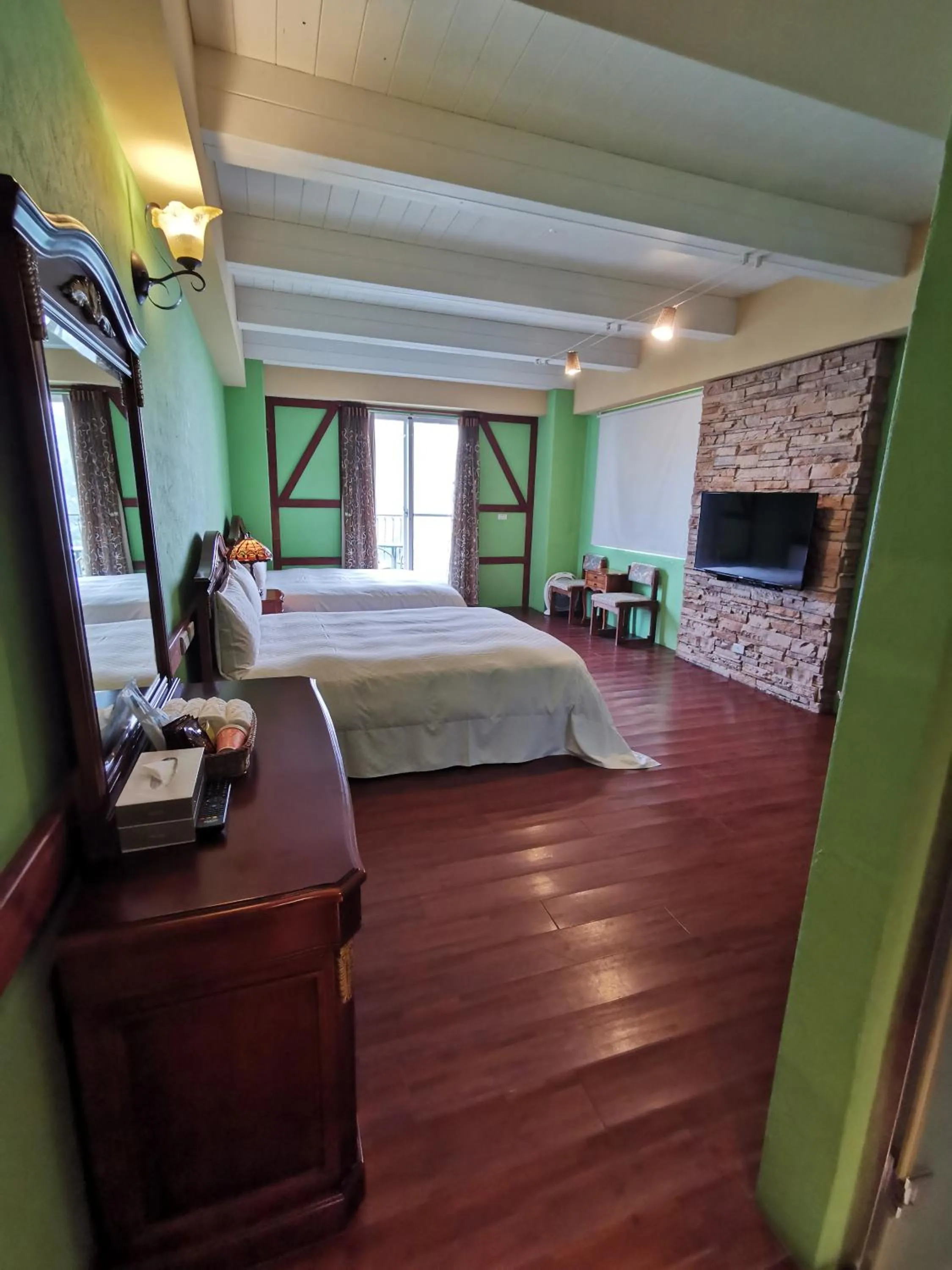 Bed in Sheep Village Country Homestay