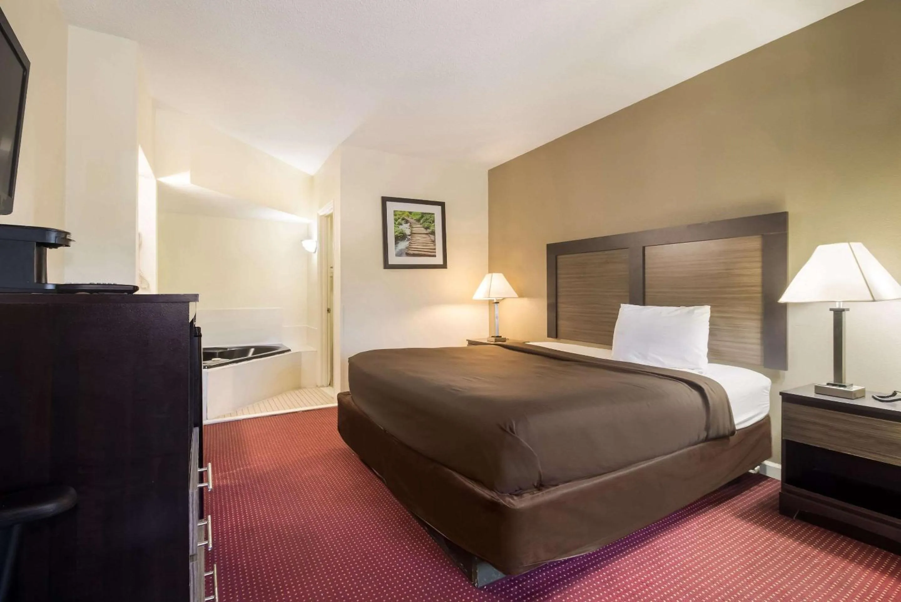 Bedroom, Bed in Suburban Studios Florence I-95