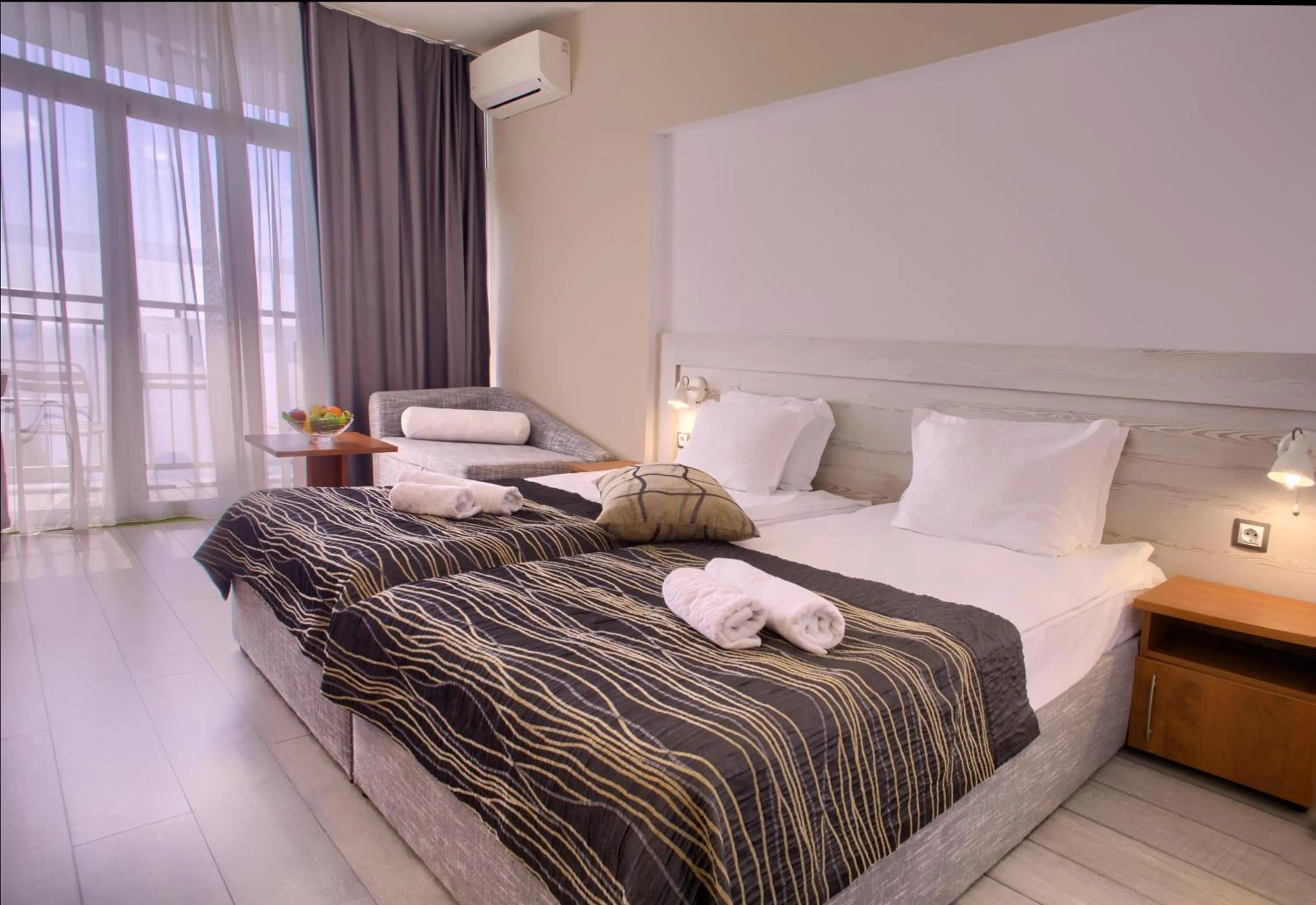 Bed in Luna Beach Hotel - All Inclusive