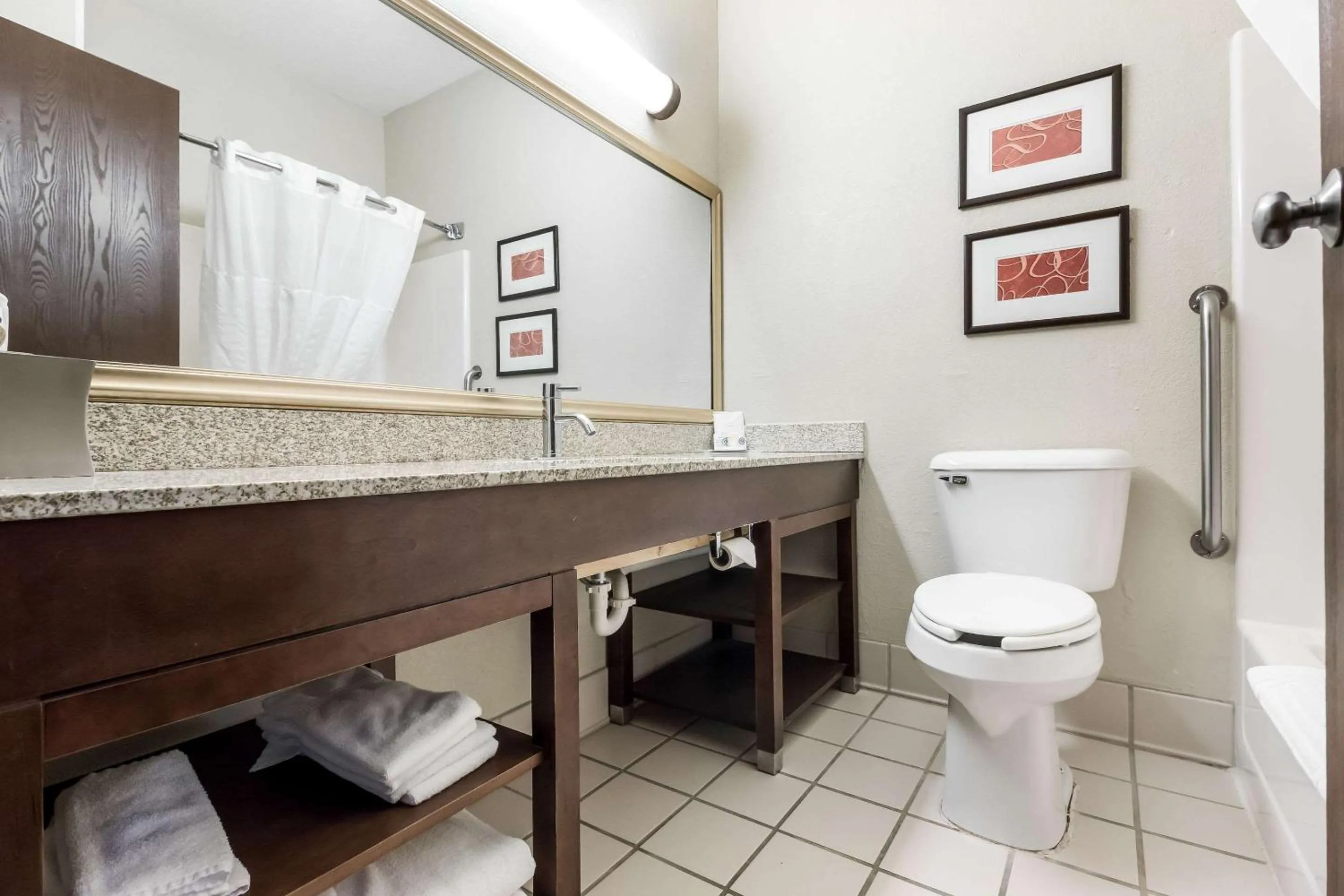 Bathroom in Comfort Suites Sioux Falls Mall District