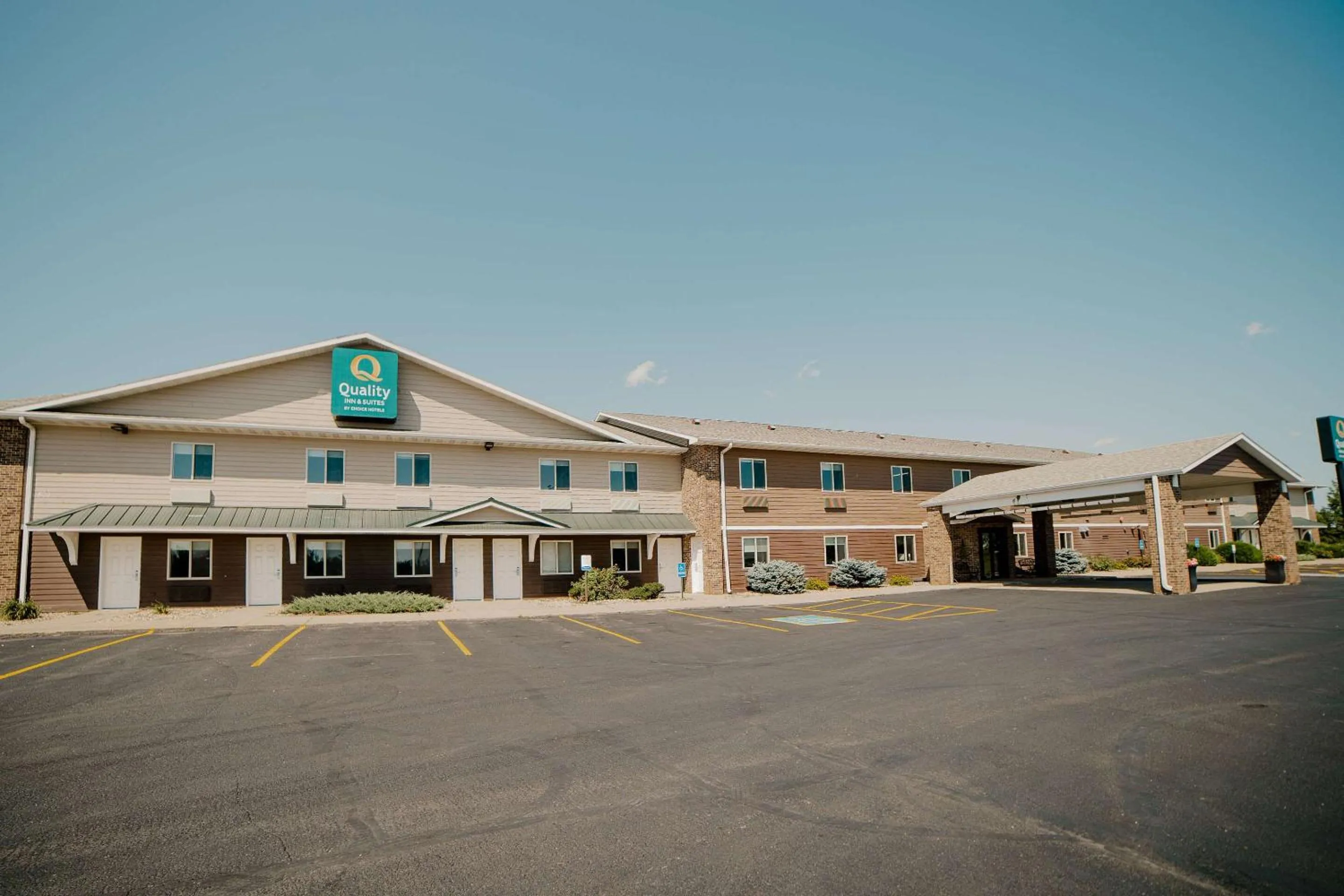 Property building in Quality Inn & Suites Watertown near Prairie Lakes Ice Arena