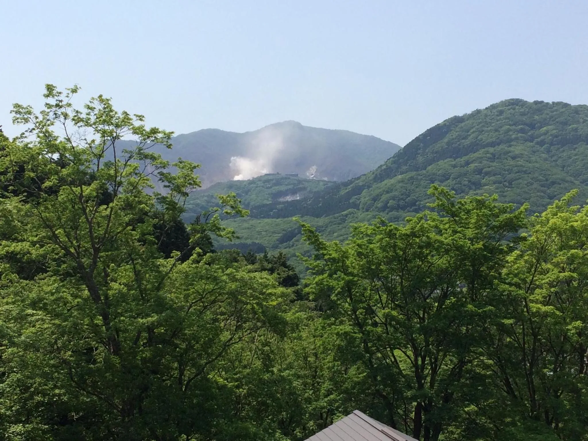 Mountain view in Hakone Fura