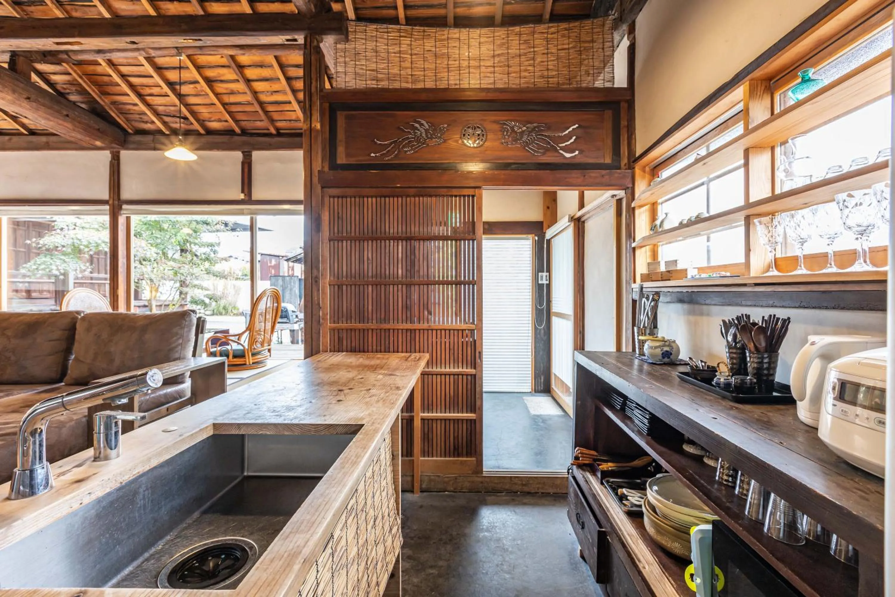 Kitchen or kitchenette in The temple - Houjuji -