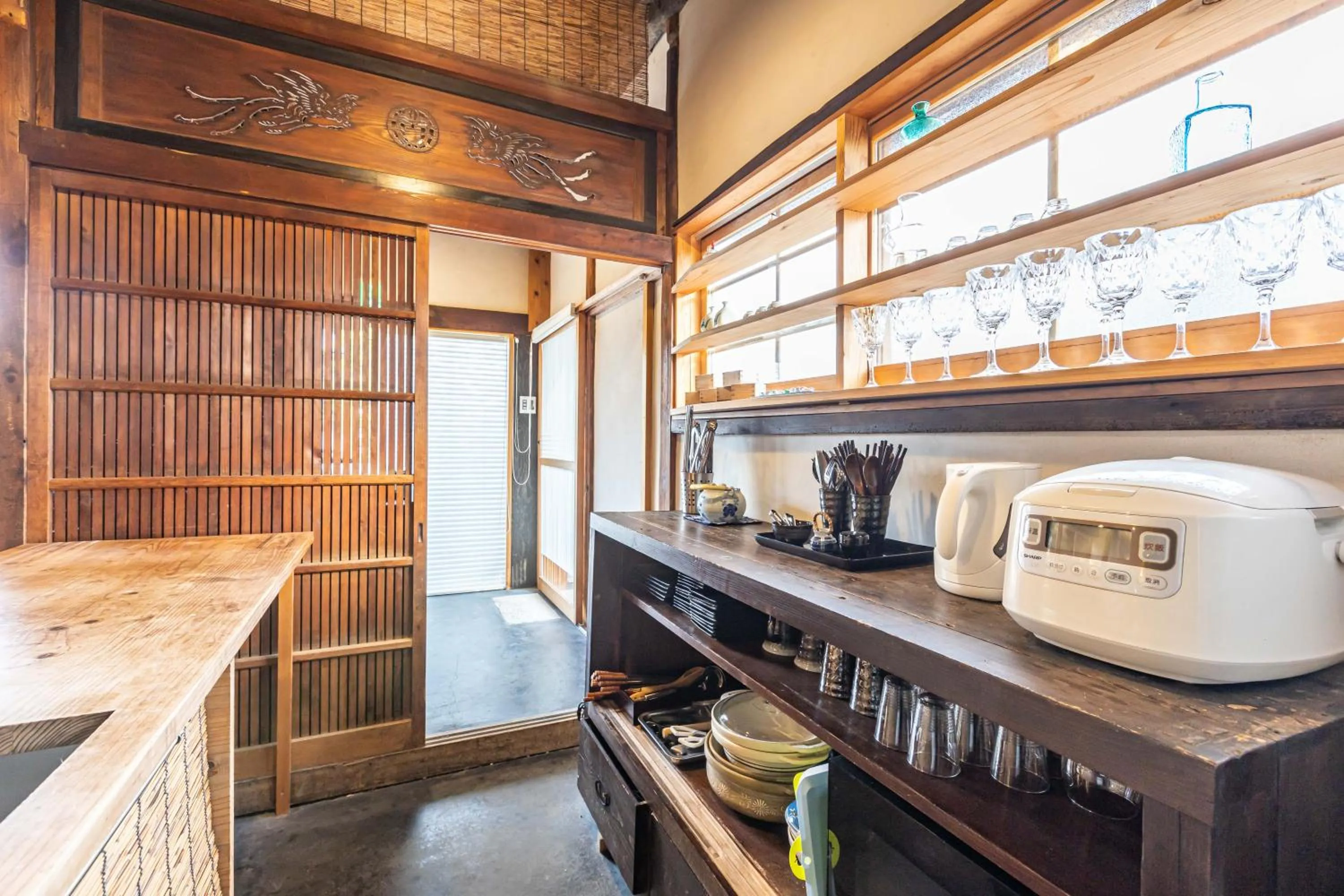 Kitchen or kitchenette in The temple - Houjuji -