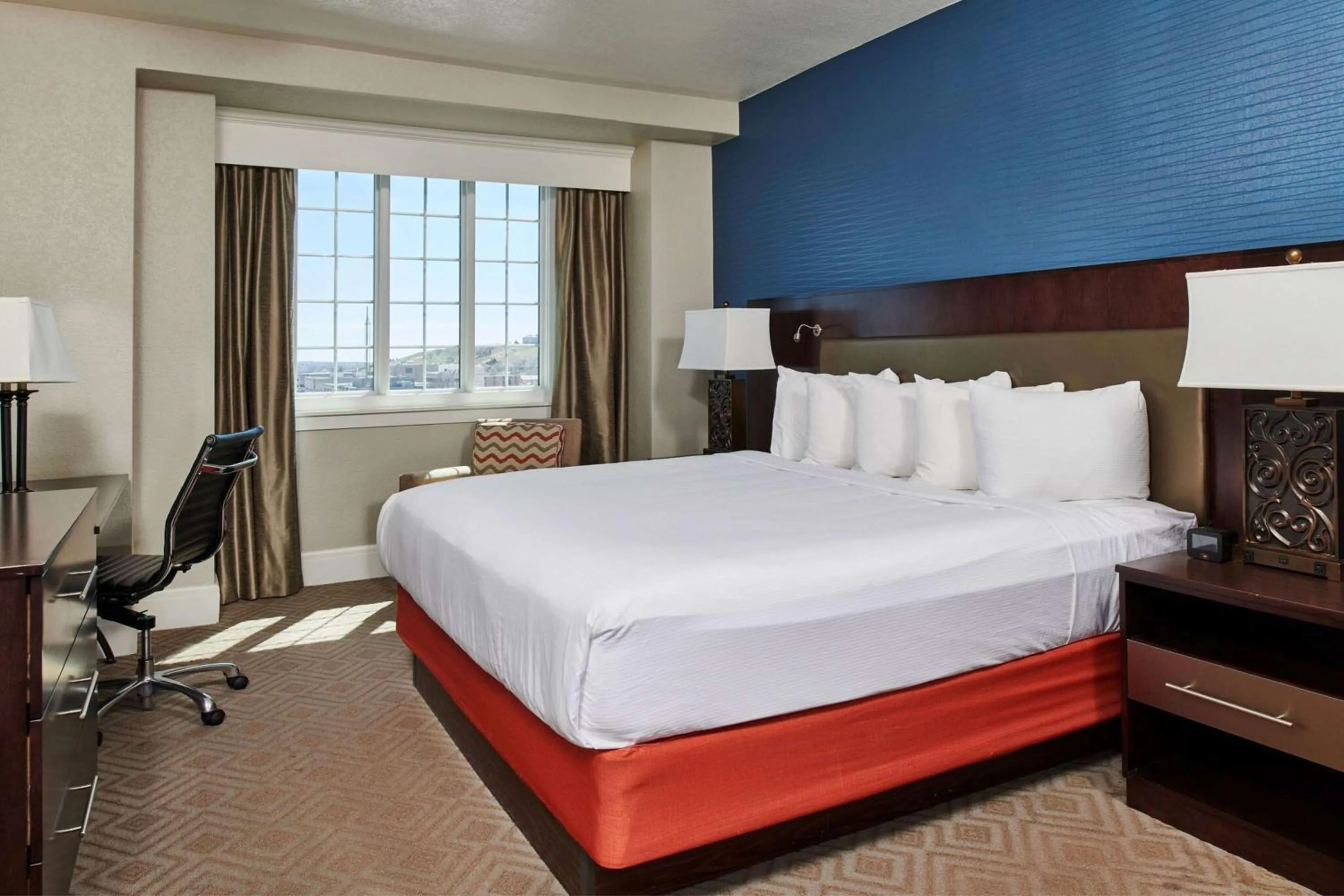 Bedroom, Bed in Hotel Alex Johnson Rapid City, Curio Collection by Hilton