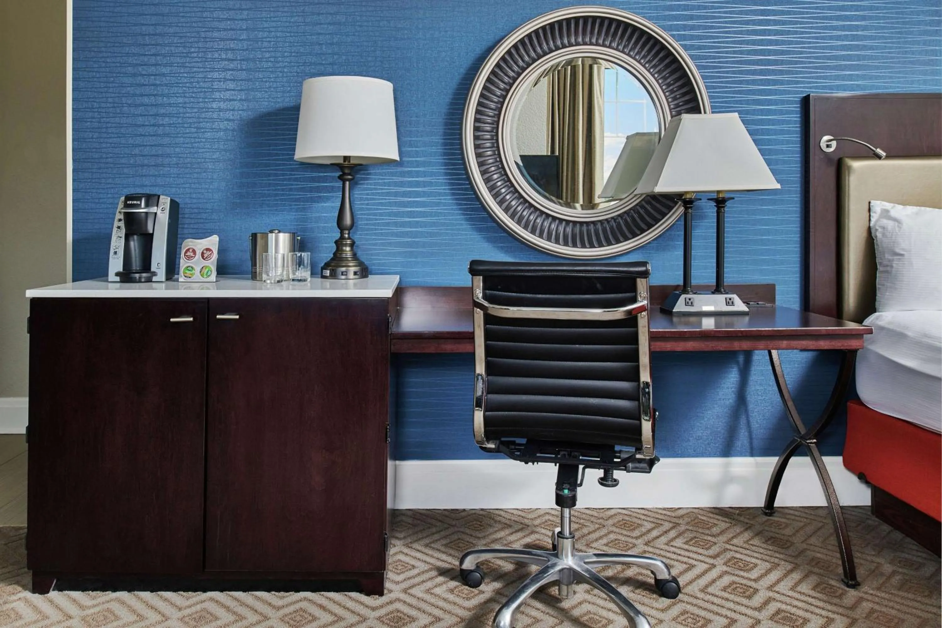 Bedroom, Bed in Hotel Alex Johnson Rapid City, Curio Collection by Hilton