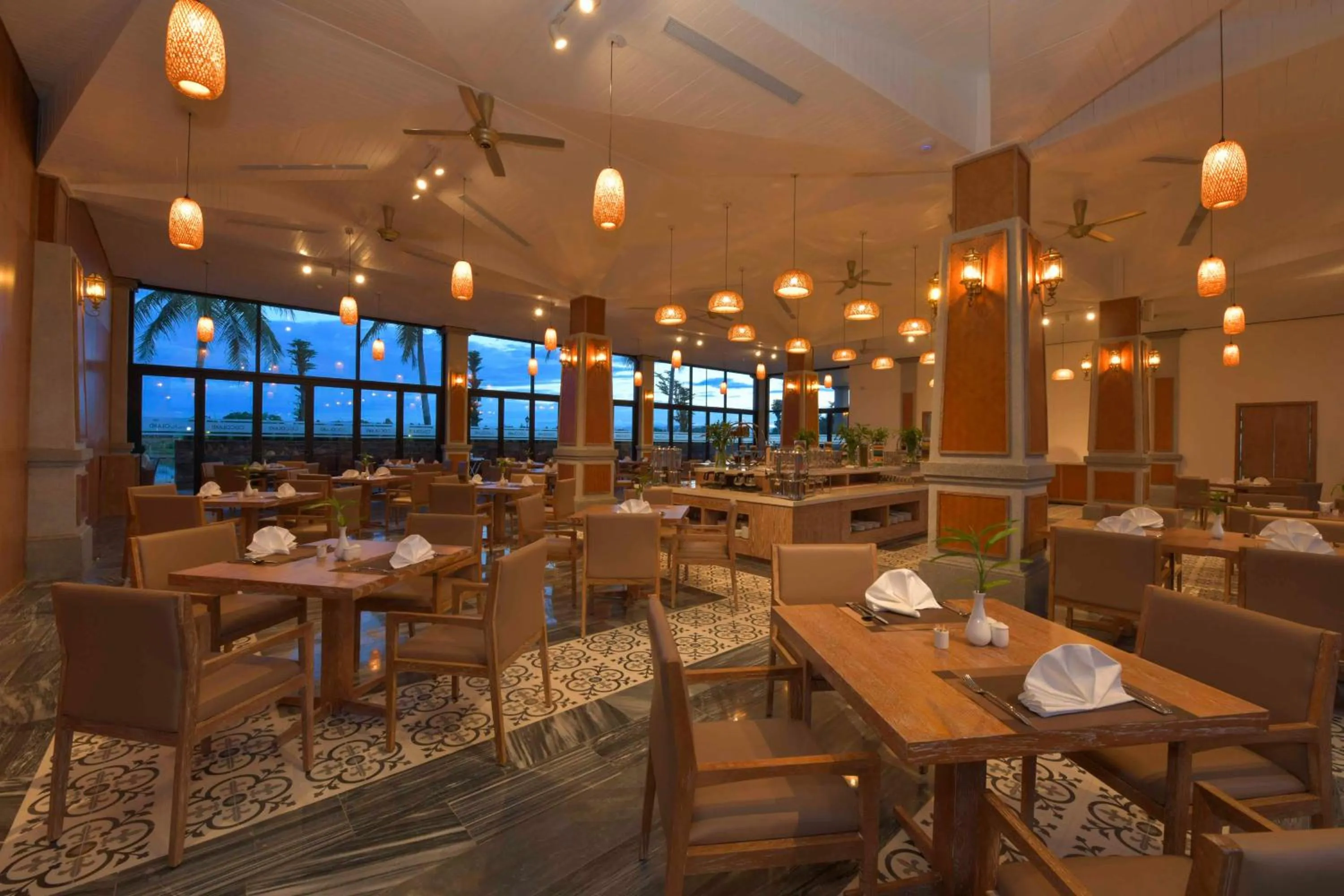 Restaurant/places to eat in CocoLand Thu Xa Ancient Town Resort