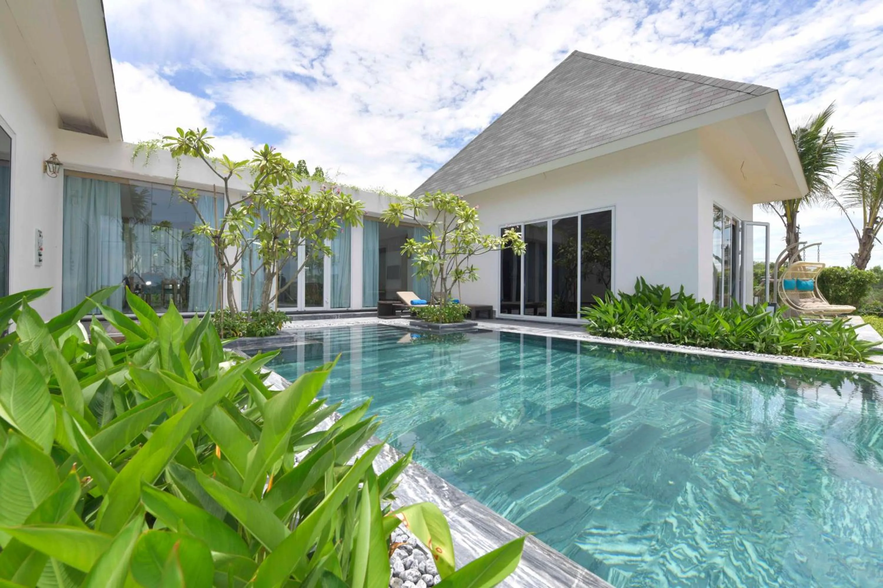 Property building in CocoLand Thu Xa Ancient Town Resort