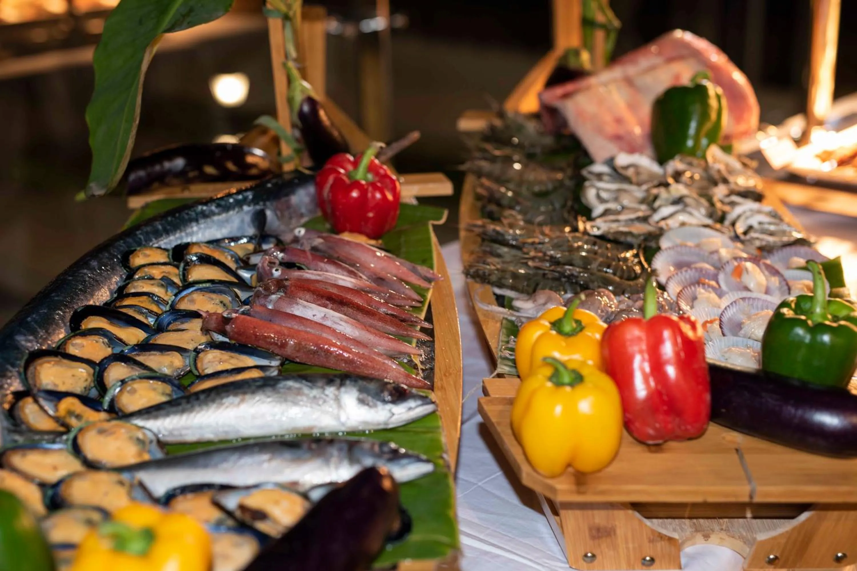 BBQ facilities in CocoLand Thu Xa Ancient Town Resort