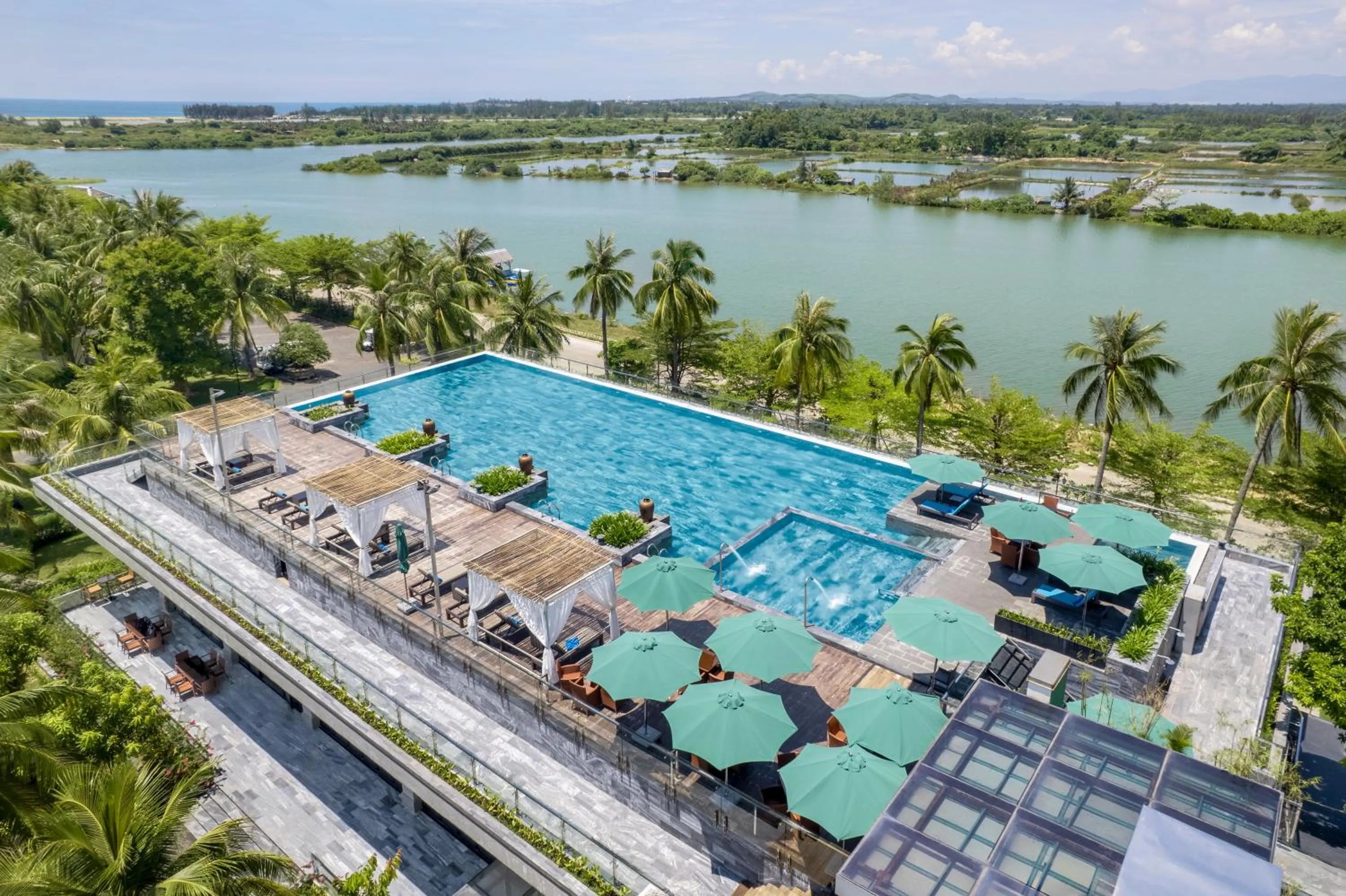 Lake view in CocoLand Thu Xa Ancient Town Resort