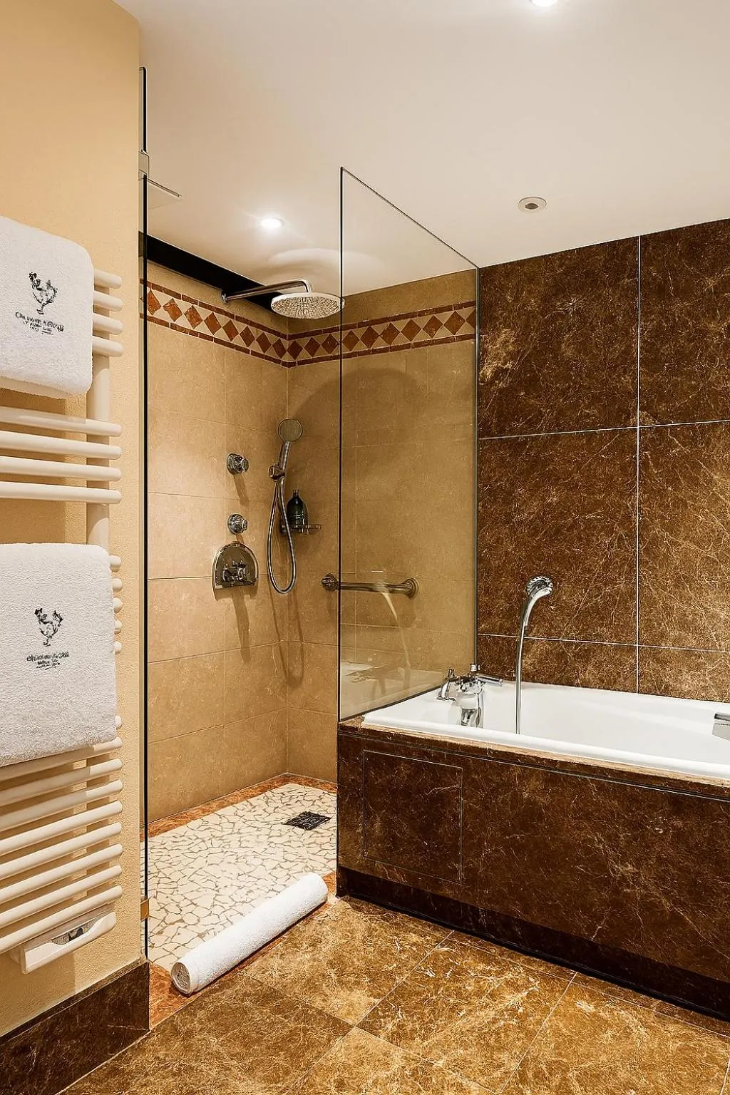 Shower in Georges Blanc Parc & Spa