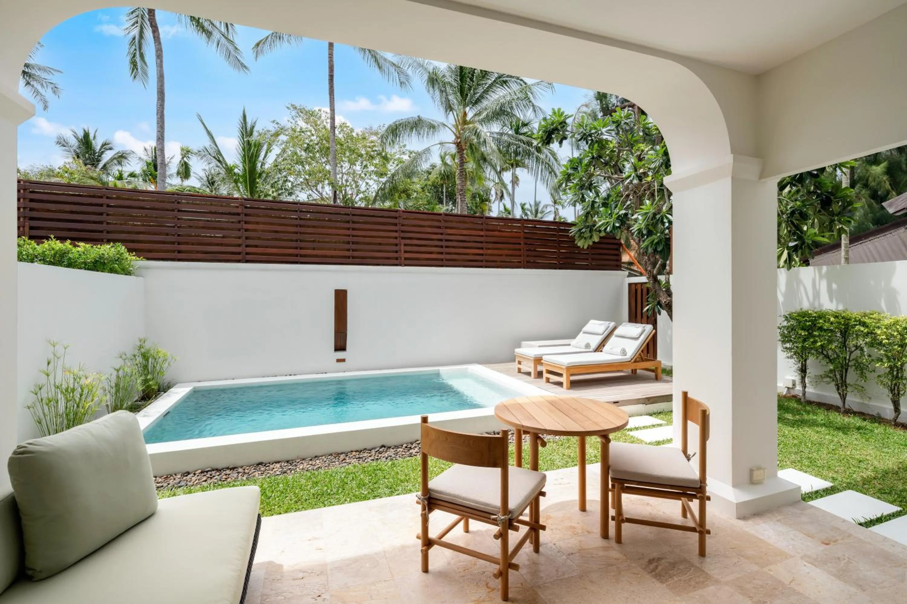 Seating area in SALA Samui Choengmon Beach Resort