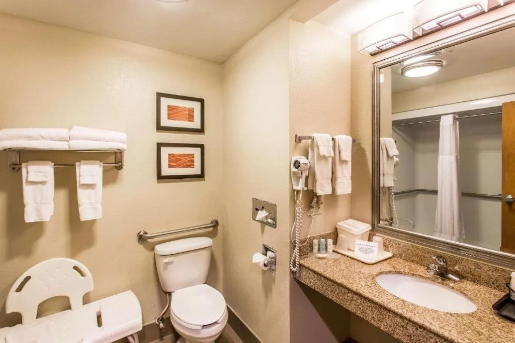 Bathroom in Comfort Suites Cookeville