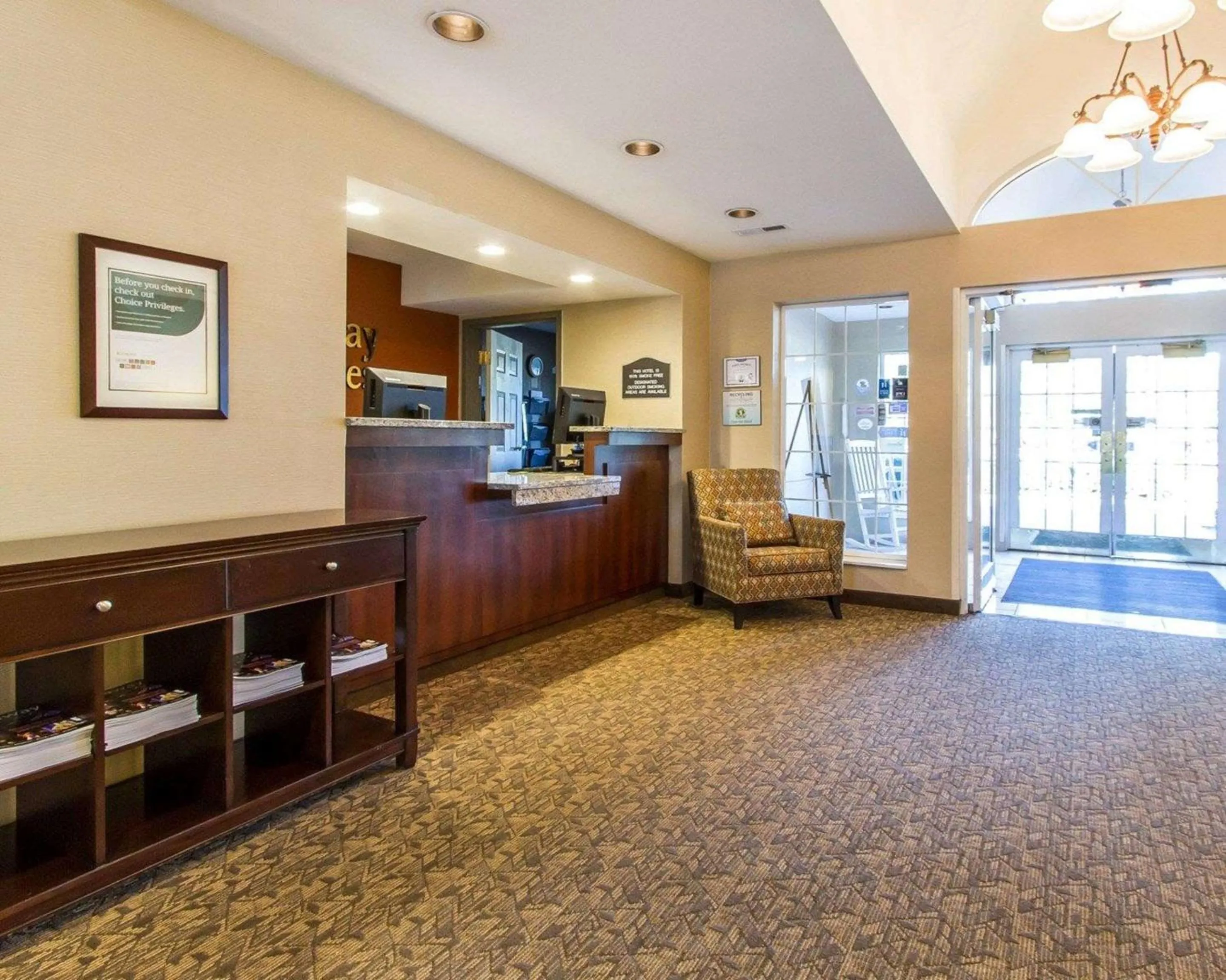 Lobby or reception in MainStay Suites Brentwood-Nashville