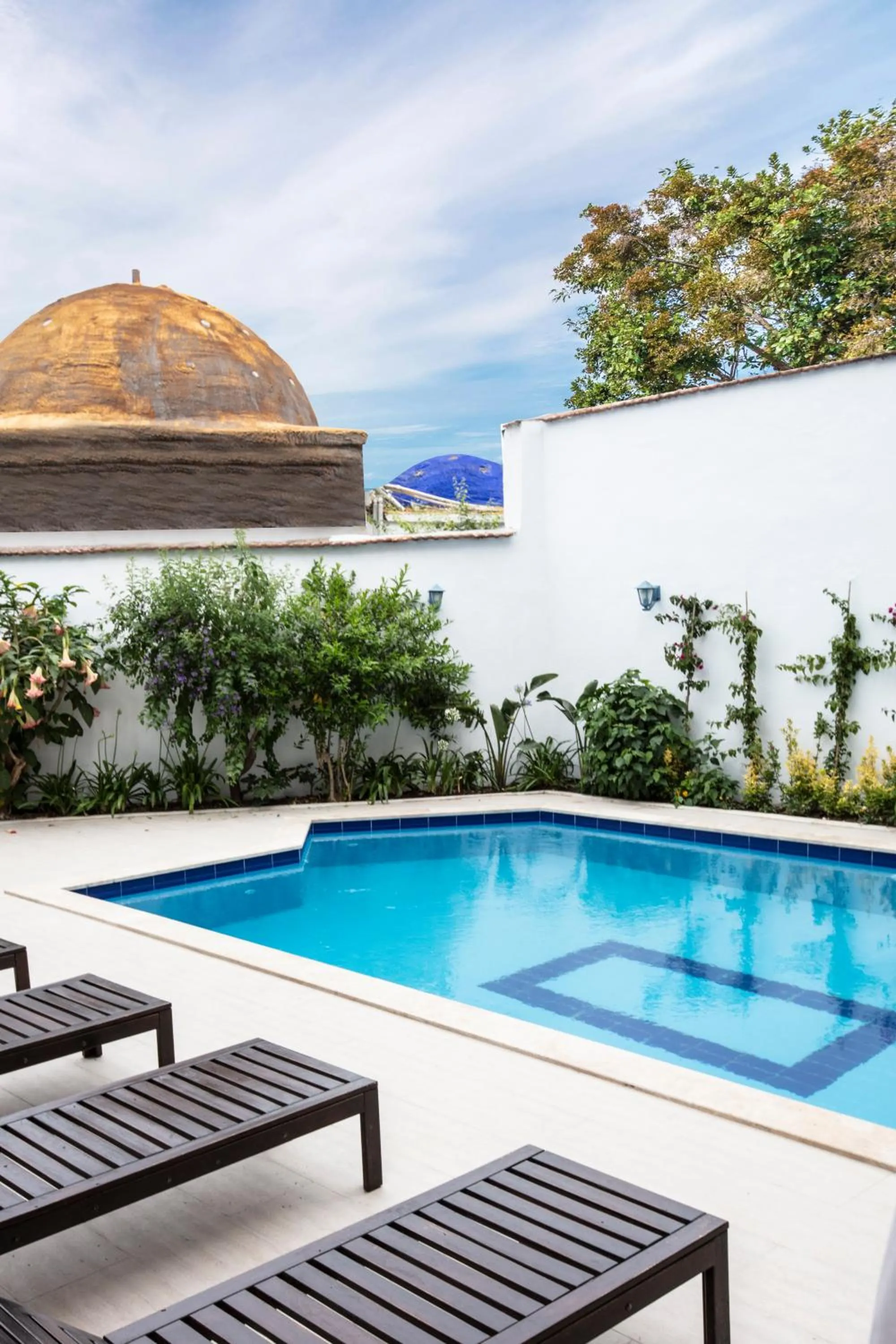 Swimming pool in Eliada Hotel