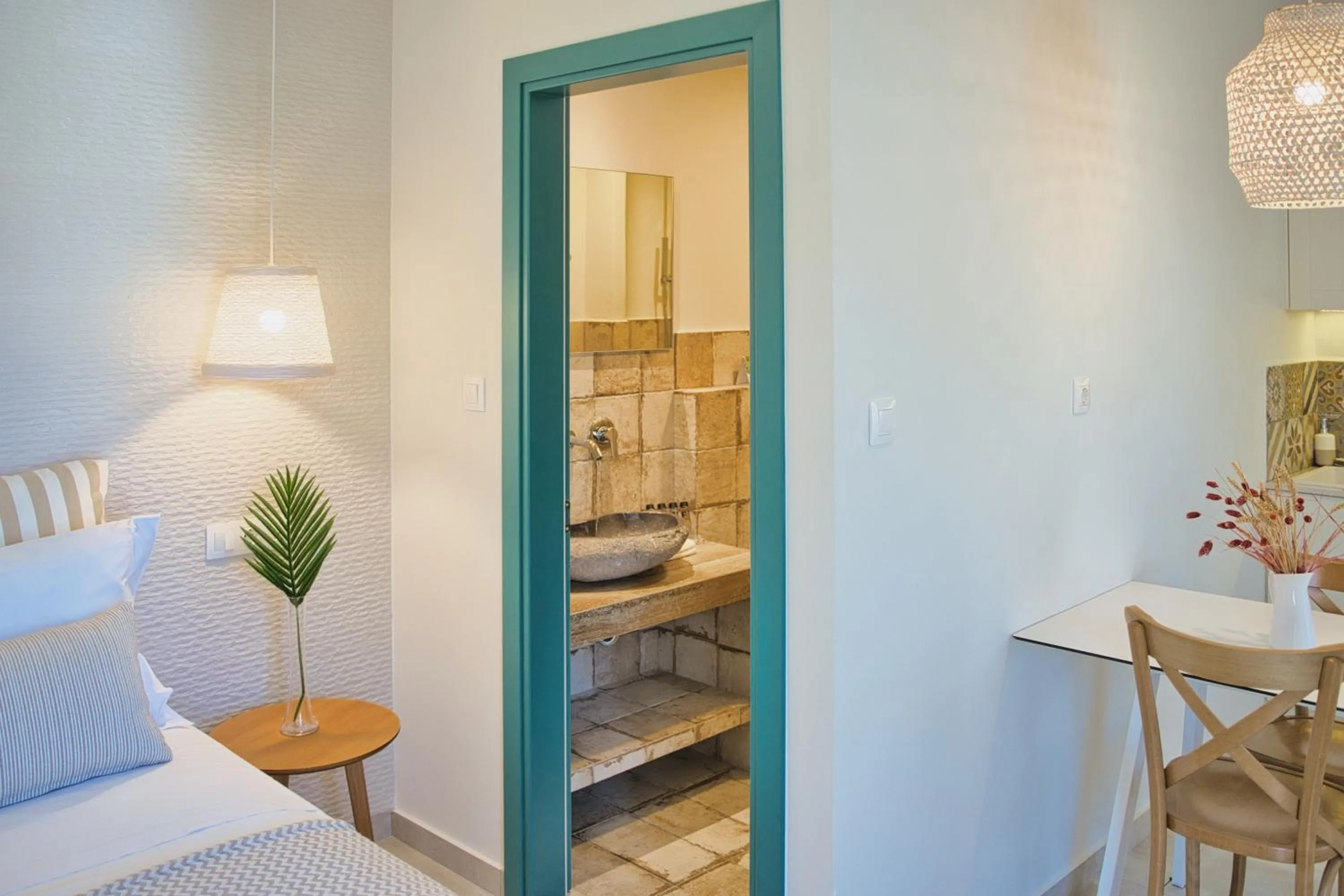 Bathroom in Aeolia suites