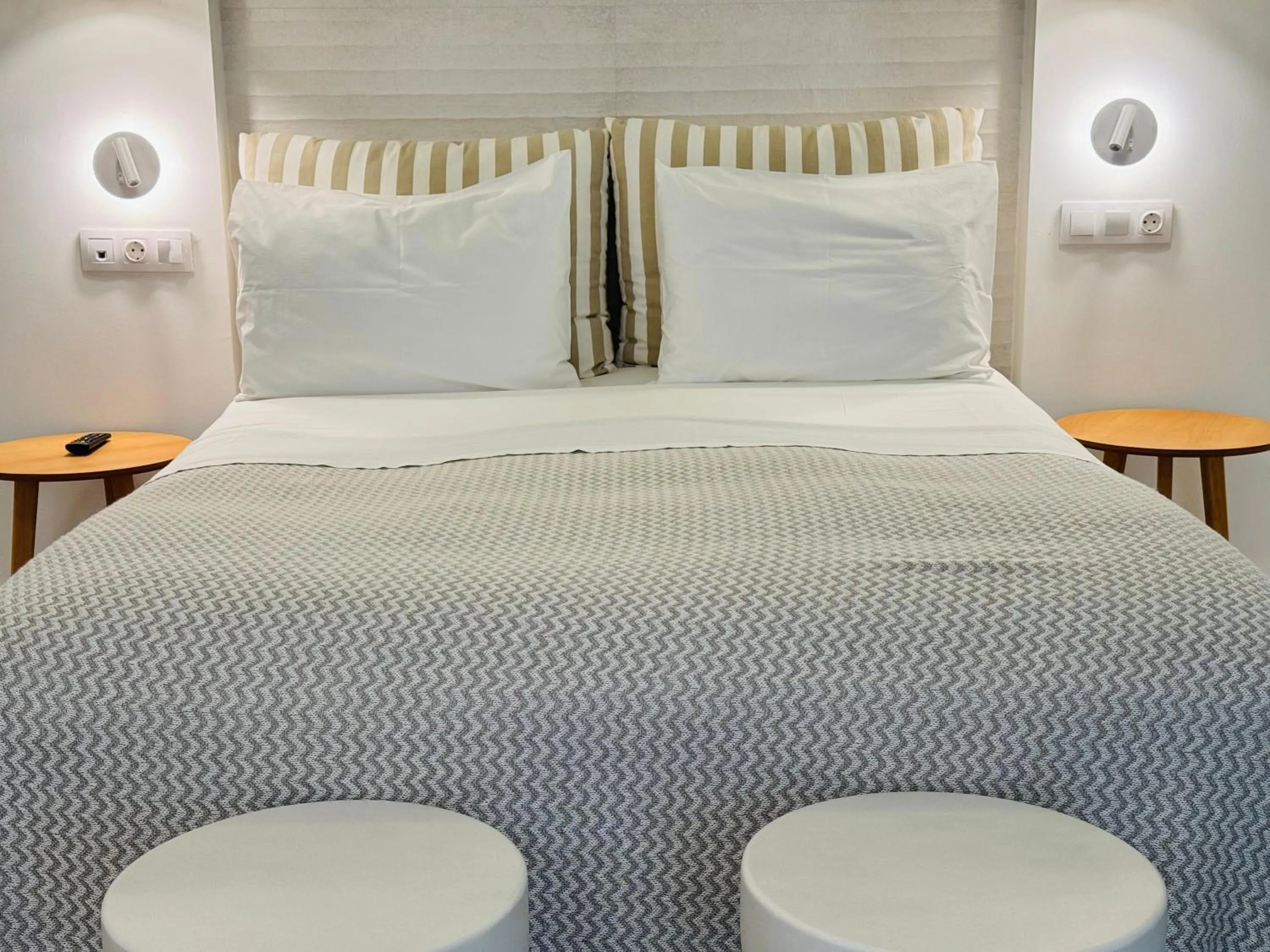 Bed in Aeolia suites