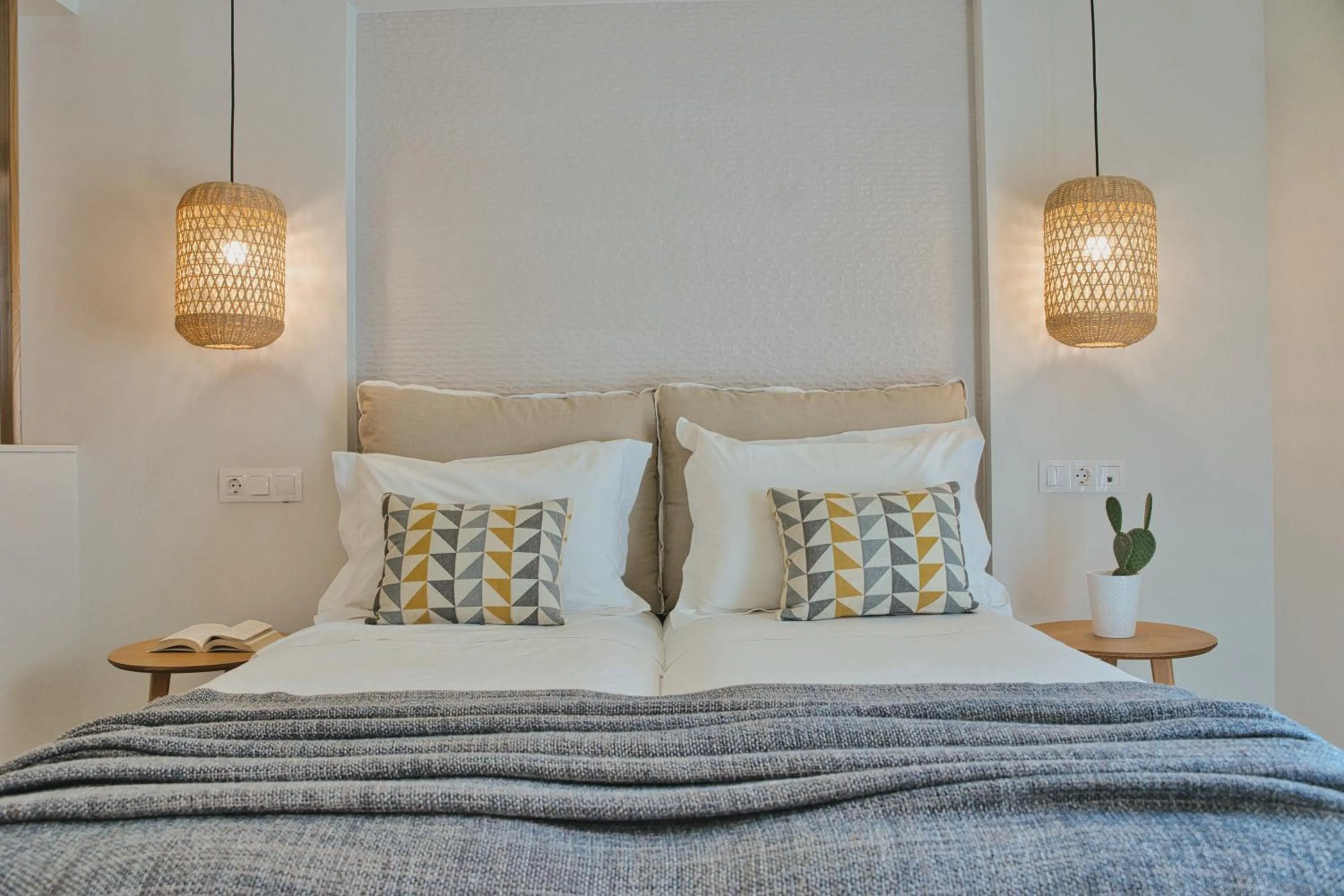 Bed in Aeolia suites